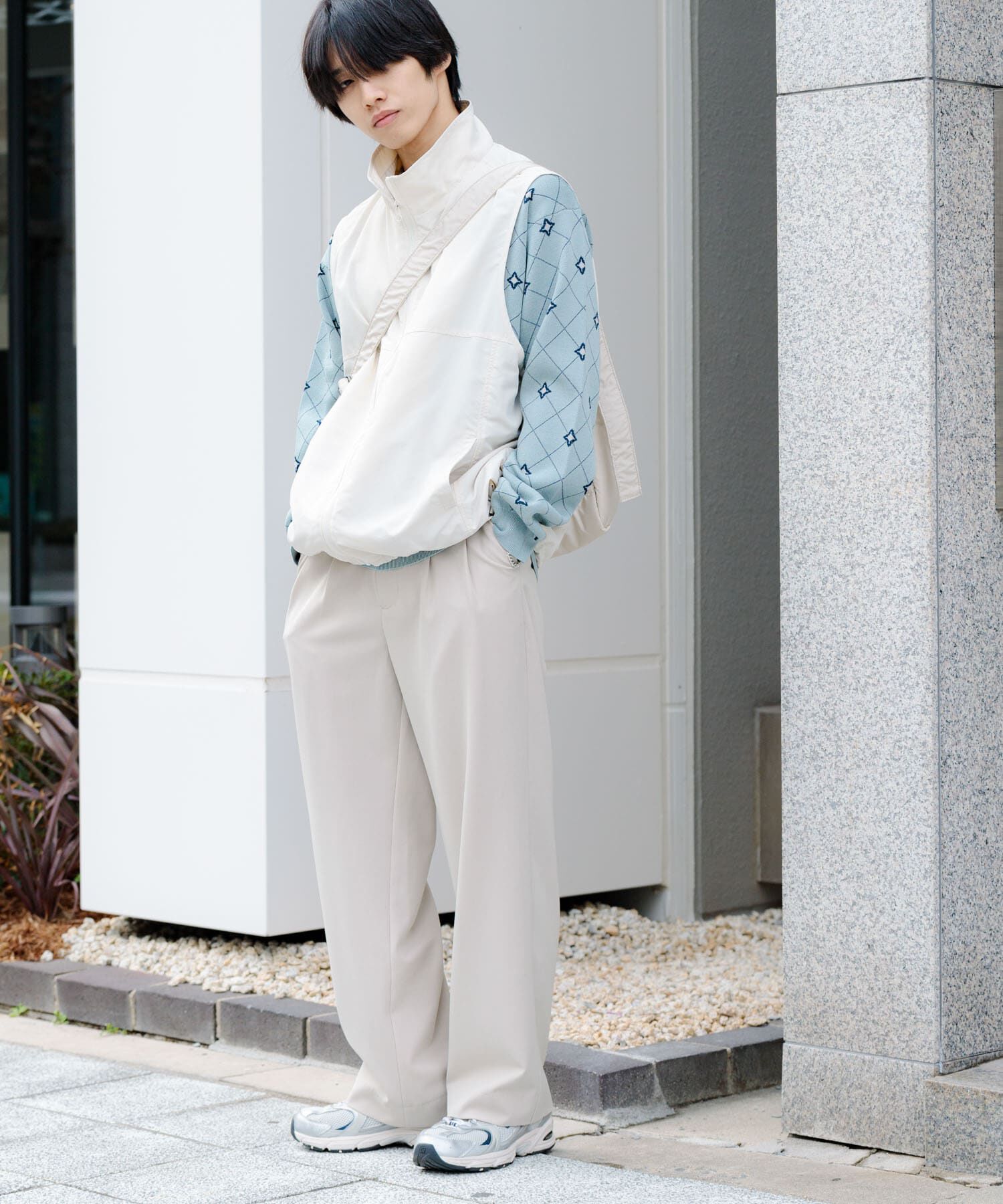 SENSE OF PLACE by URBAN RESEARCH「『イージーケア』ダブルタックワイドパンツ」|その他|