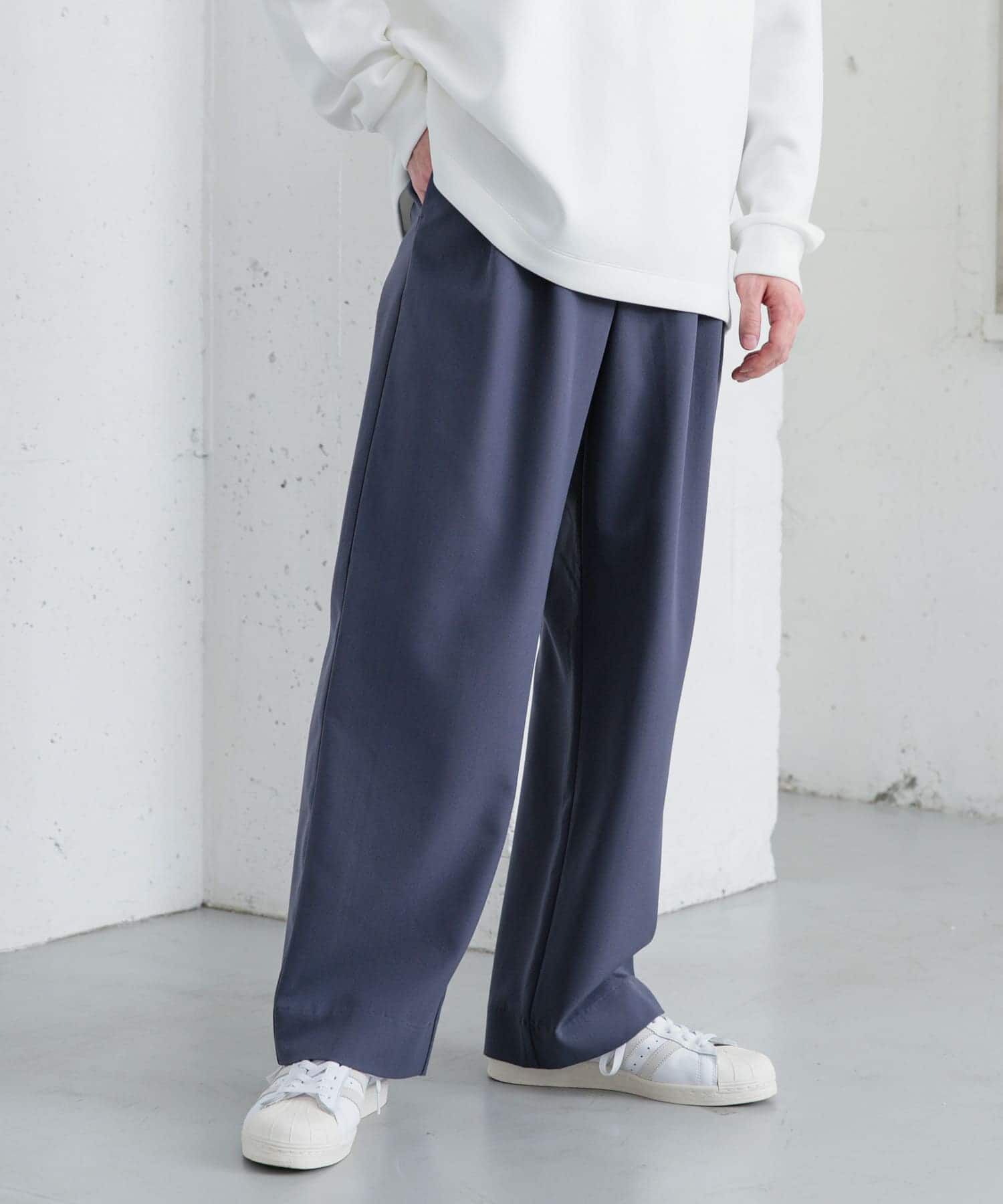 SENSE OF PLACE by URBAN RESEARCH「『イージーケア』ダブルタックワイドパンツ」|その他|