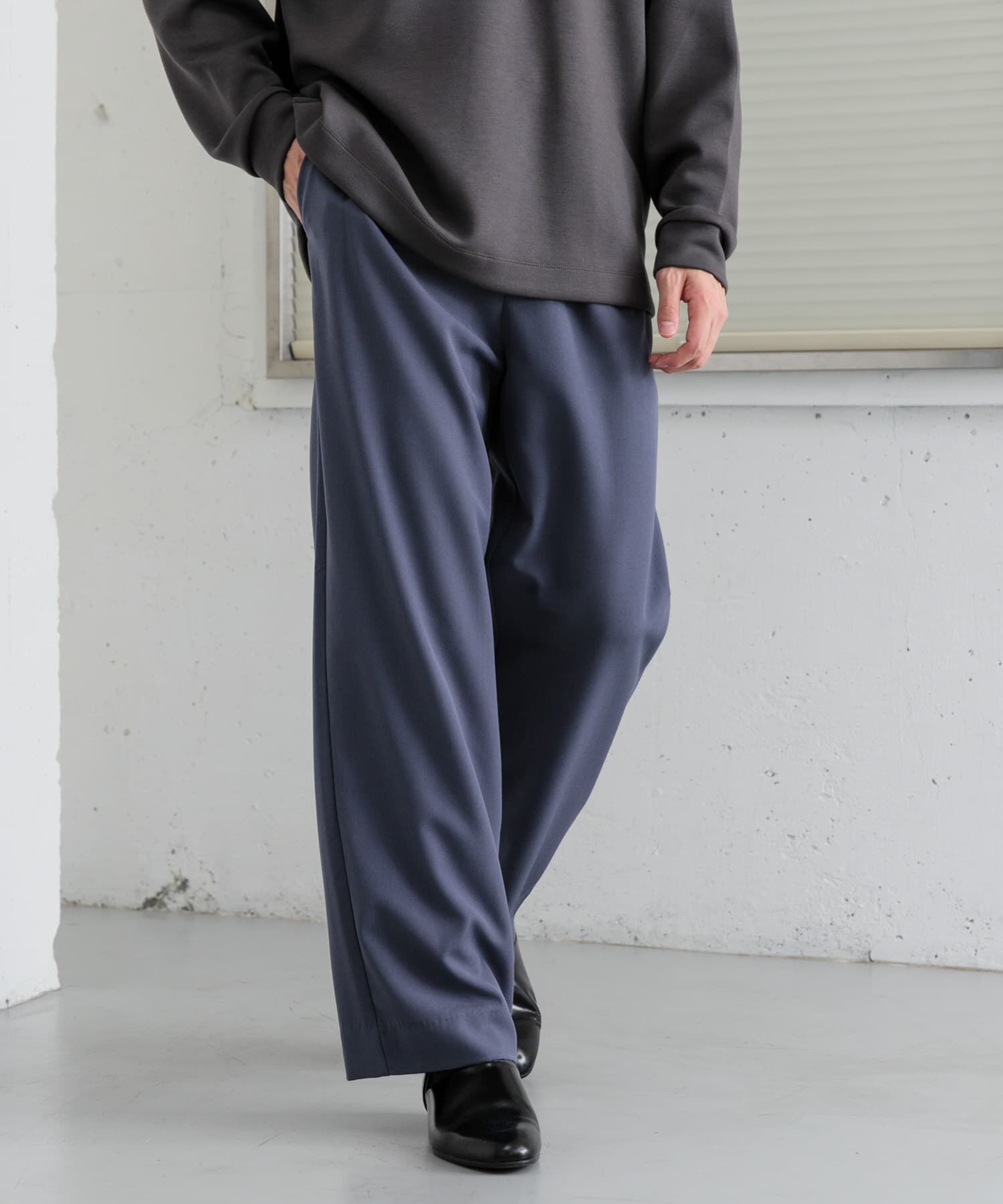 SENSE OF PLACE by URBAN RESEARCH「『イージーケア』ダブルタックワイドパンツ」|その他|