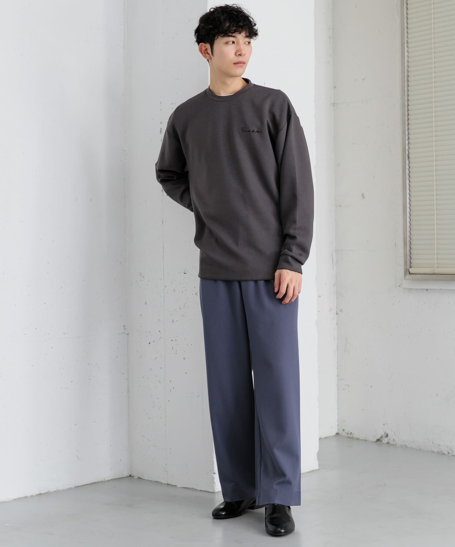 SENSE OF PLACE by URBAN RESEARCH「『イージーケア』ダブルタックワイドパンツ」|その他|