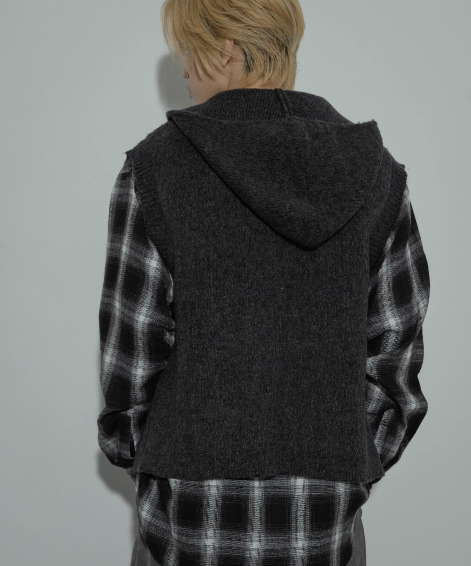 SENSE OF PLACE by URBAN RESEARCH「『洗濯可』シャギーフーディーベスト」|ベスト・ジレ|