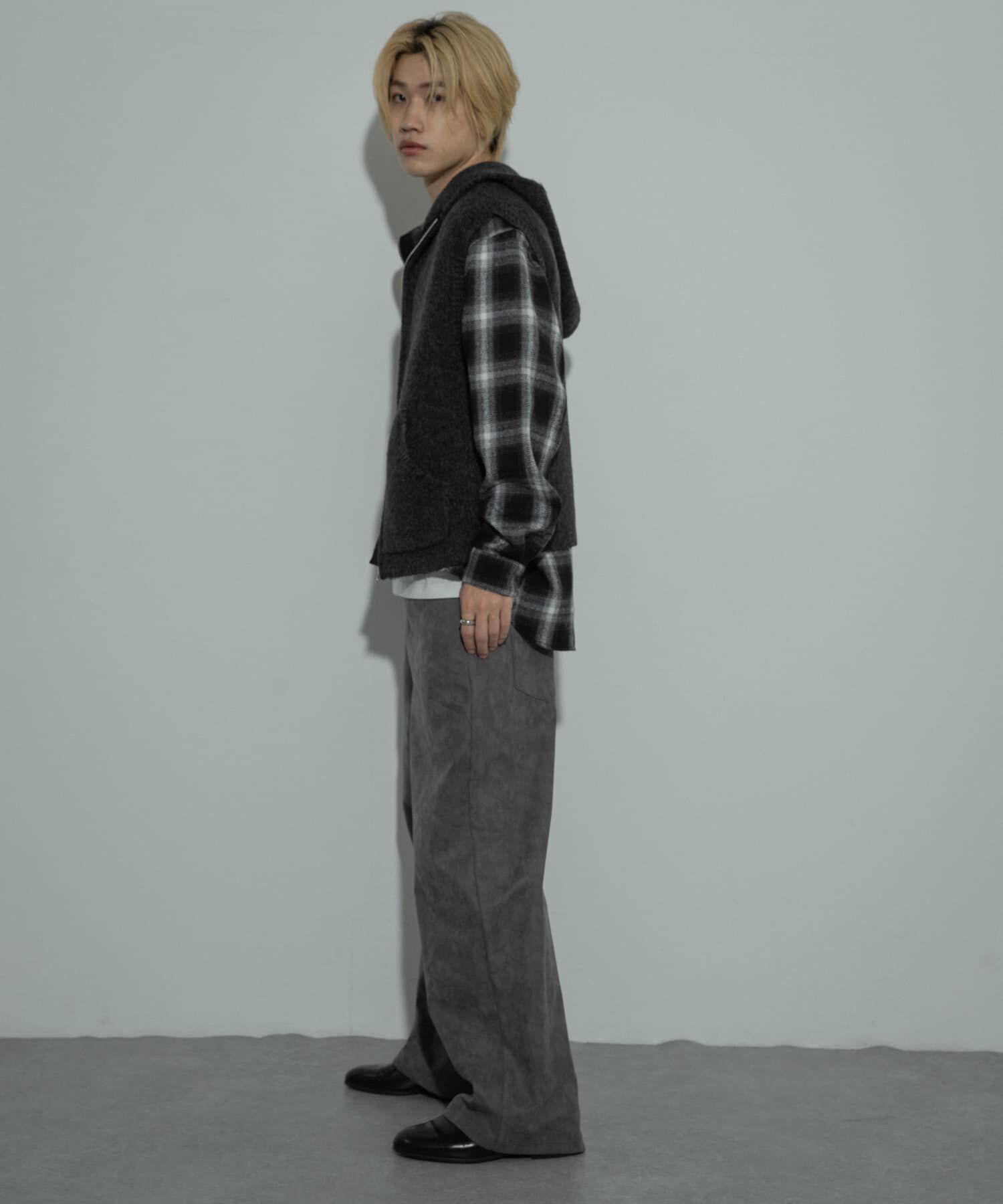 SENSE OF PLACE by URBAN RESEARCH「『洗濯可』シャギーフーディーベスト」|ベスト・ジレ|