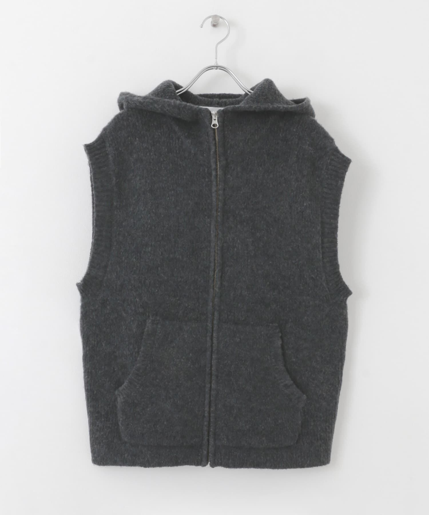 SENSE OF PLACE by URBAN RESEARCH「『洗濯可』シャギーフーディーベスト」|ベスト・ジレ|