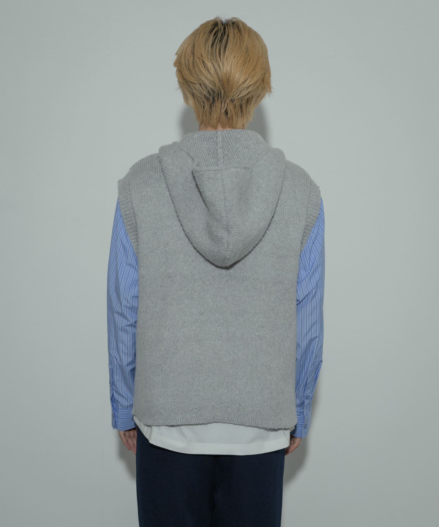 SENSE OF PLACE by URBAN RESEARCH「『洗濯可』シャギーフーディーベスト」|ベスト・ジレ|