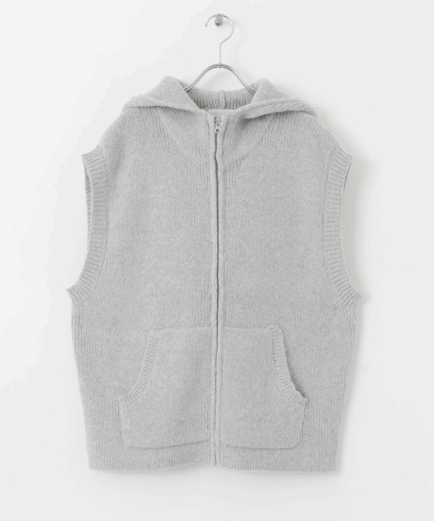 SENSE OF PLACE by URBAN RESEARCH「『洗濯可』シャギーフーディーベスト」|ベスト・ジレ|