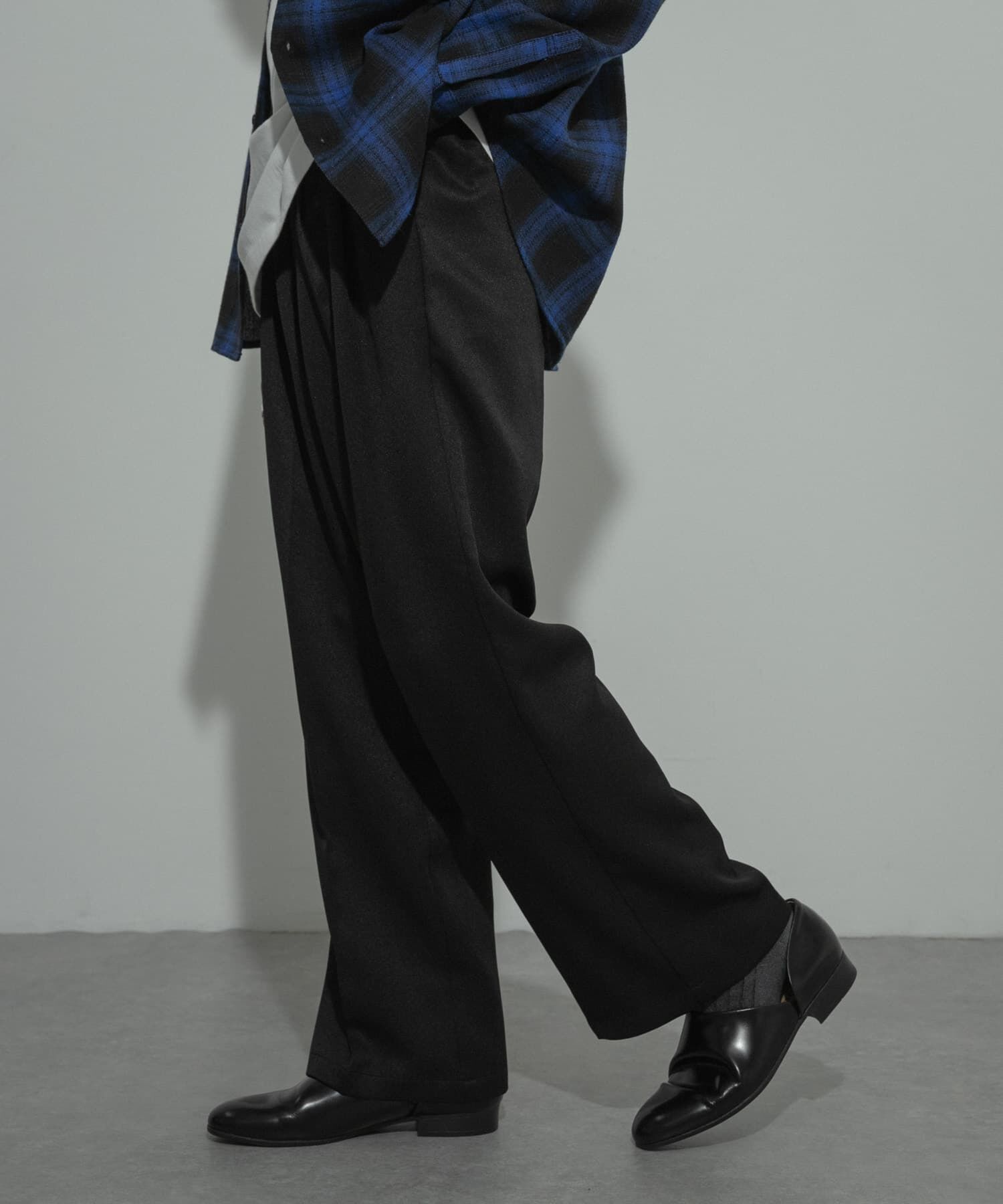 SENSE OF PLACE by URBAN RESEARCH「『セットアップ対応』ウールライクダブルタックワイドパンツ」|その他|