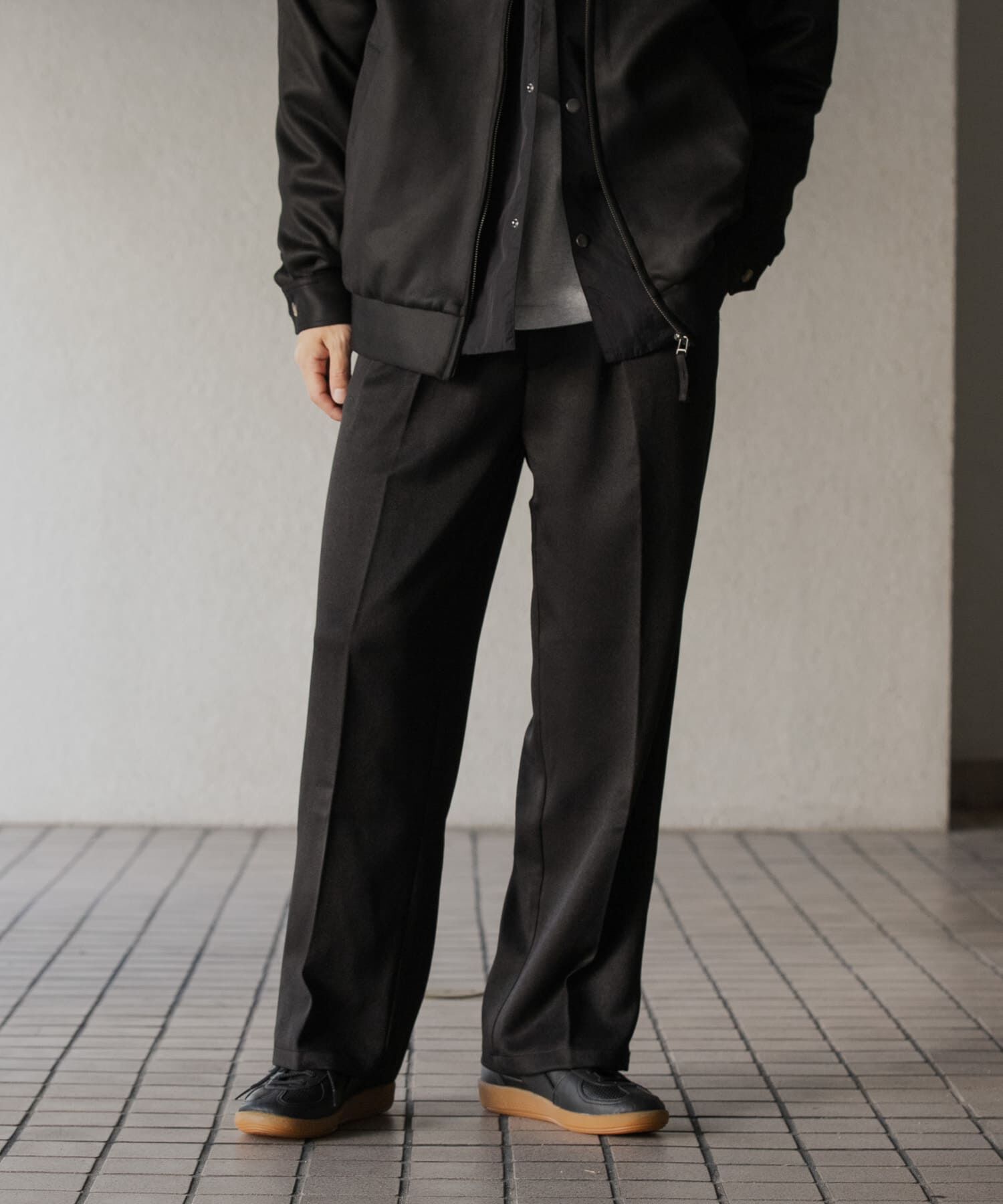 SENSE OF PLACE by URBAN RESEARCH「『セットアップ対応』ウールライクダブルタックワイドパンツ」|その他|