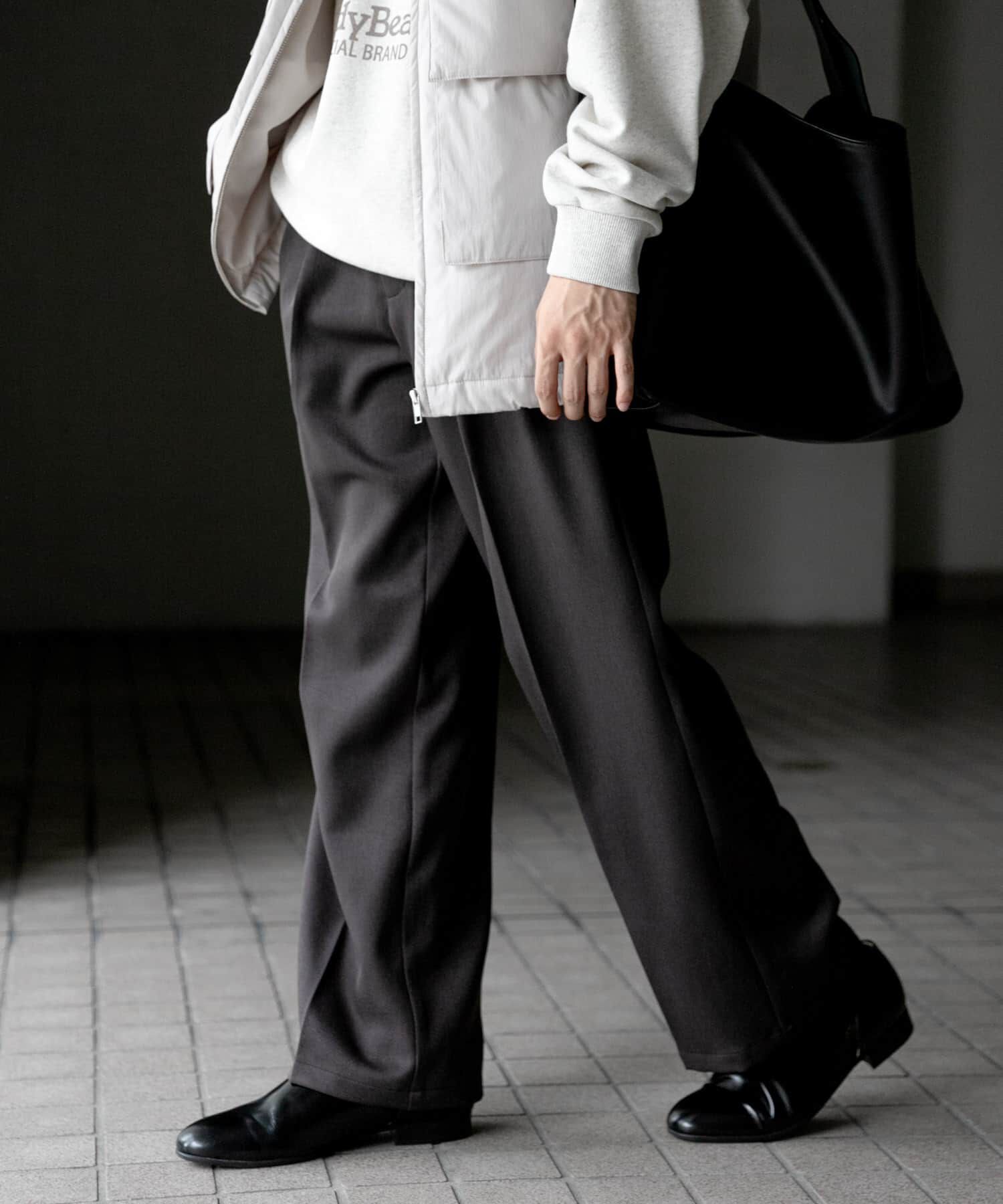 SENSE OF PLACE by URBAN RESEARCH「『セットアップ対応』ウールライクダブルタックワイドパンツ」|その他|