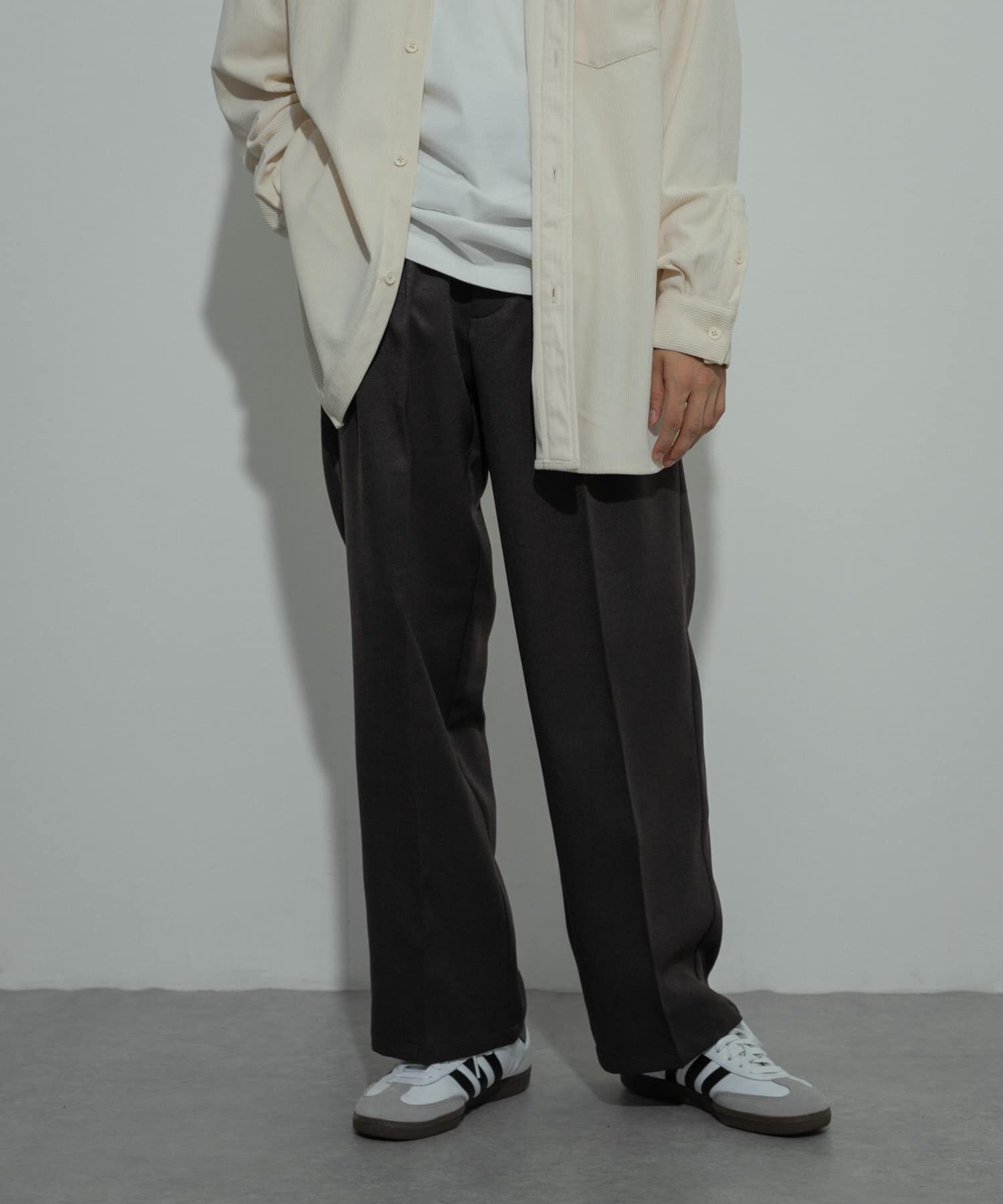 SENSE OF PLACE by URBAN RESEARCH「『セットアップ対応』ウールライクダブルタックワイドパンツ」|その他|