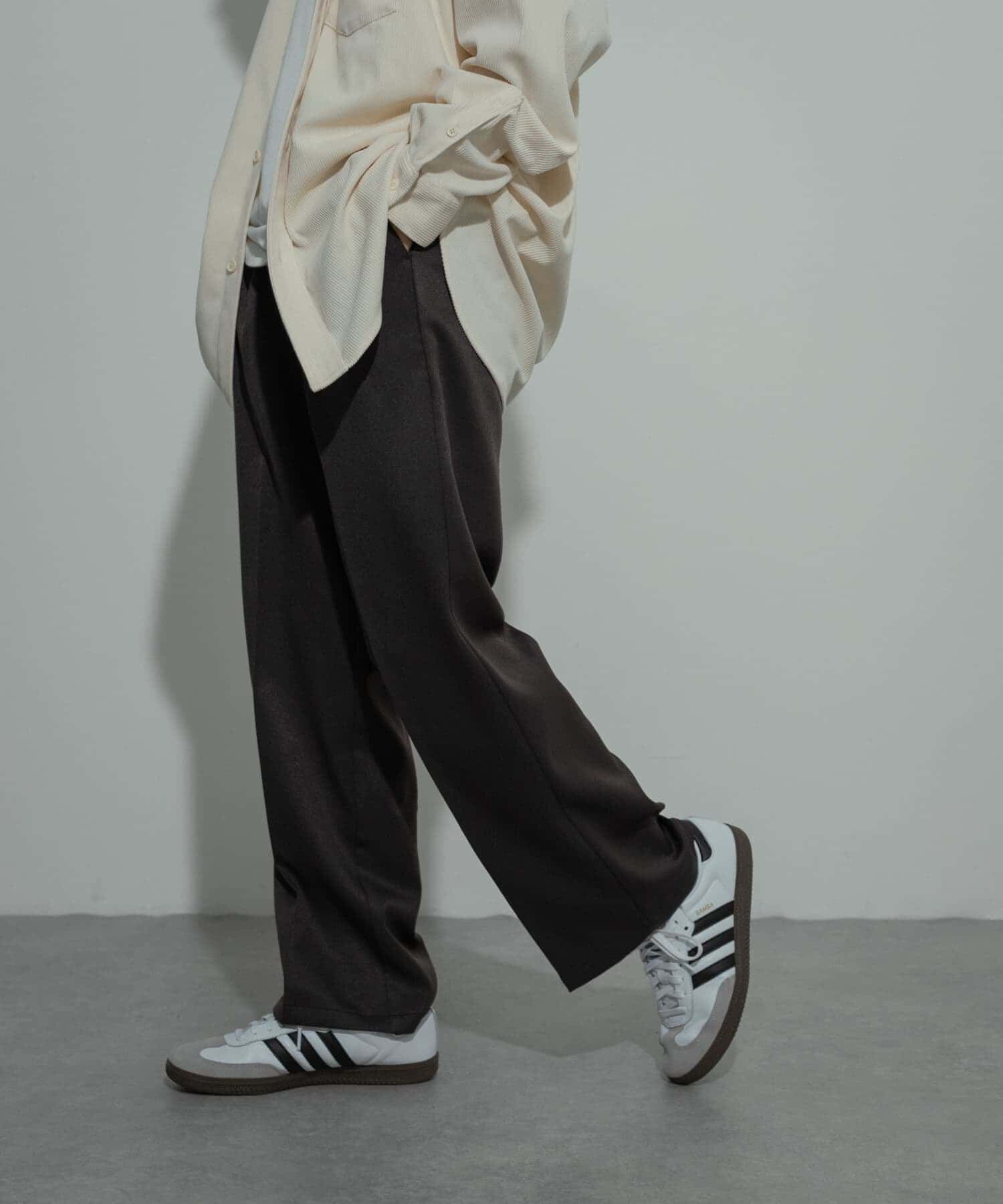 SENSE OF PLACE by URBAN RESEARCH「『セットアップ対応』ウールライクダブルタックワイドパンツ」|その他|