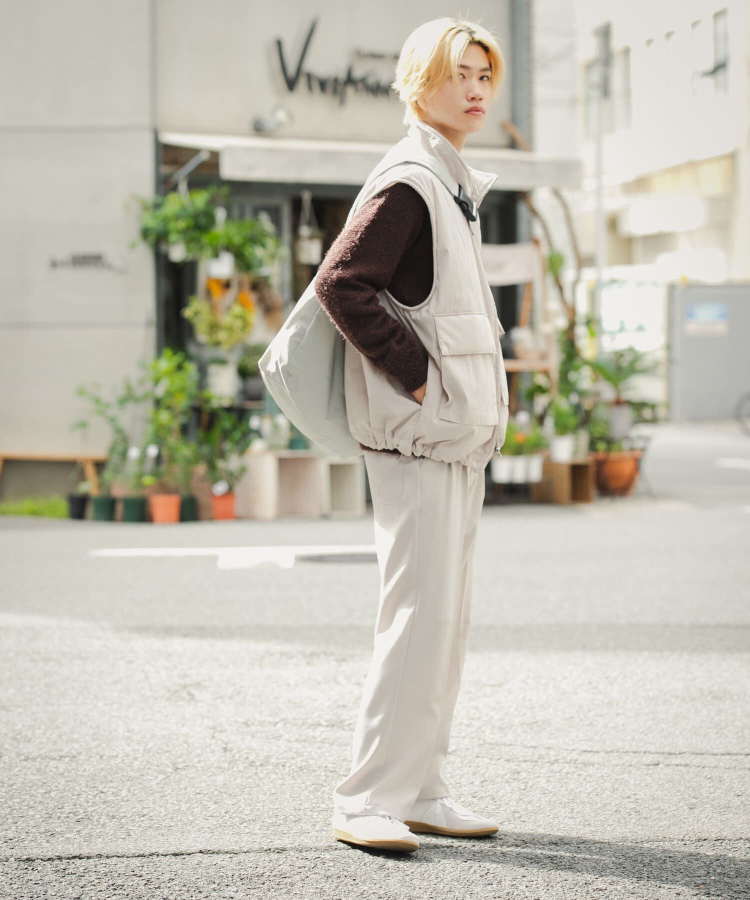 SENSE OF PLACE by URBAN RESEARCH「『セットアップ対応』ウールライクダブルタックワイドパンツ」|その他|