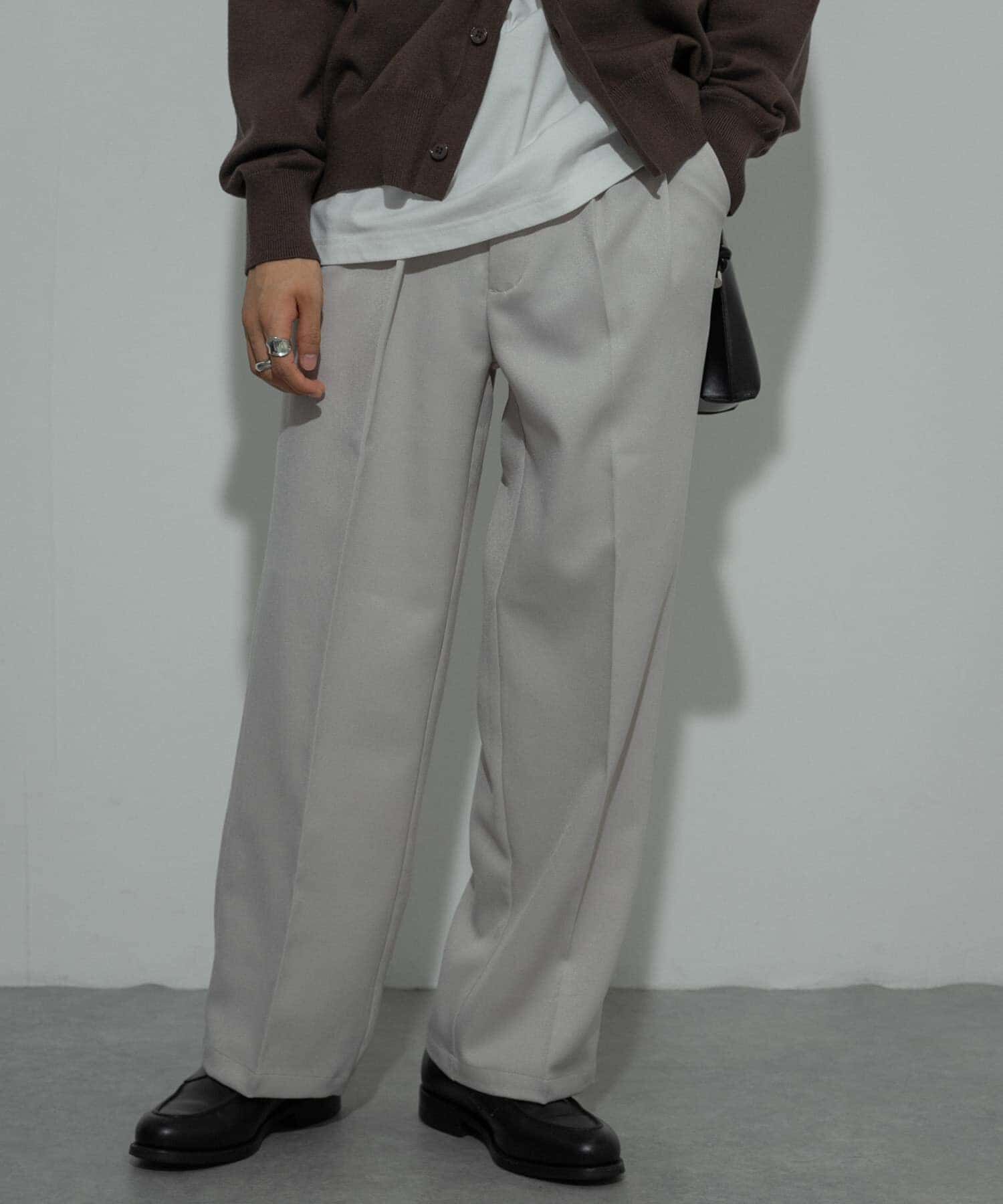 SENSE OF PLACE by URBAN RESEARCH「『セットアップ対応』ウールライクダブルタックワイドパンツ」|その他|