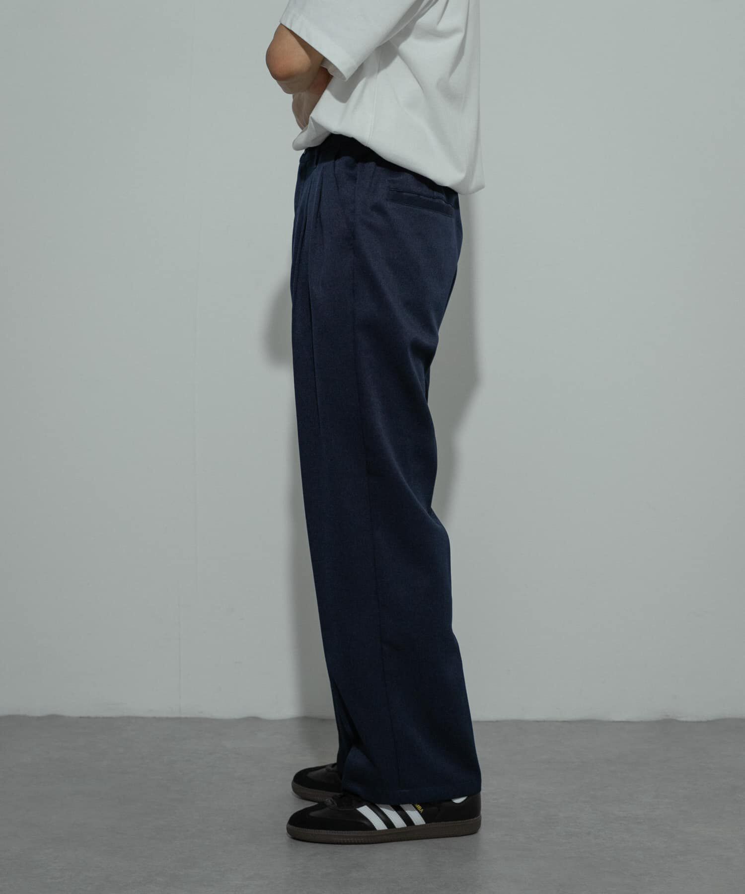 SENSE OF PLACE by URBAN RESEARCH「『セットアップ対応』ウールライクダブルタックワイドパンツ」|その他|