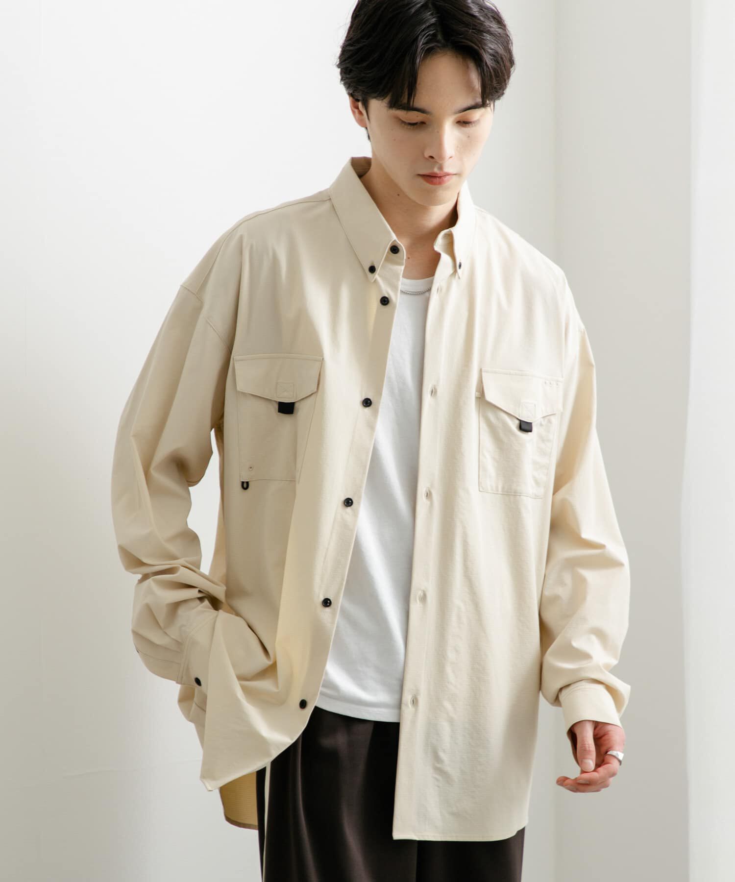 SENSE OF PLACE by URBAN RESEARCH「リップストップフィッシングシャツ」|シャツ・ブラウス|