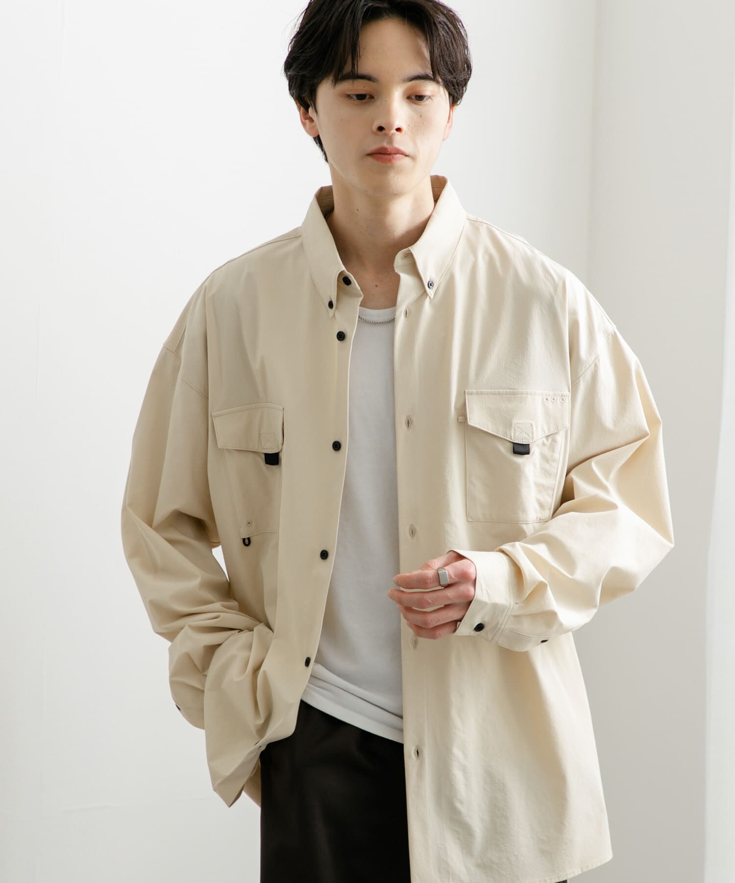 SENSE OF PLACE by URBAN RESEARCH「リップストップフィッシングシャツ」|シャツ・ブラウス|