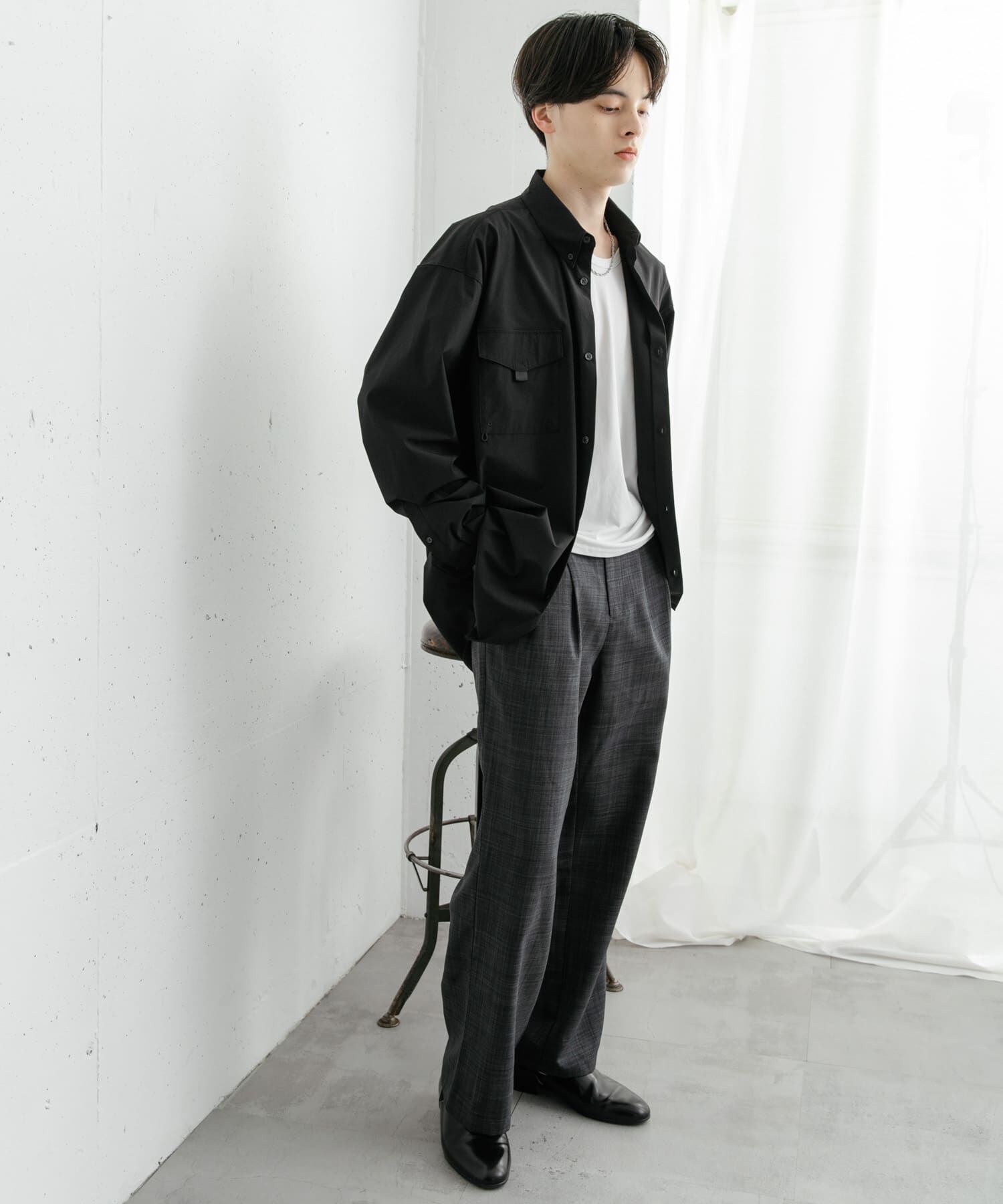 SENSE OF PLACE by URBAN RESEARCH「リップストップフィッシングシャツ」|シャツ・ブラウス|