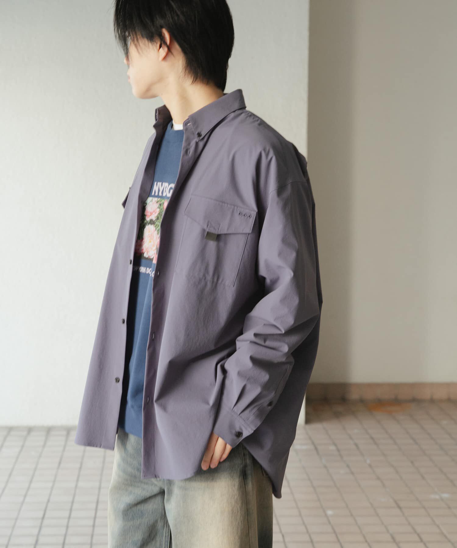 SENSE OF PLACE by URBAN RESEARCH「リップストップフィッシングシャツ」|シャツ・ブラウス|