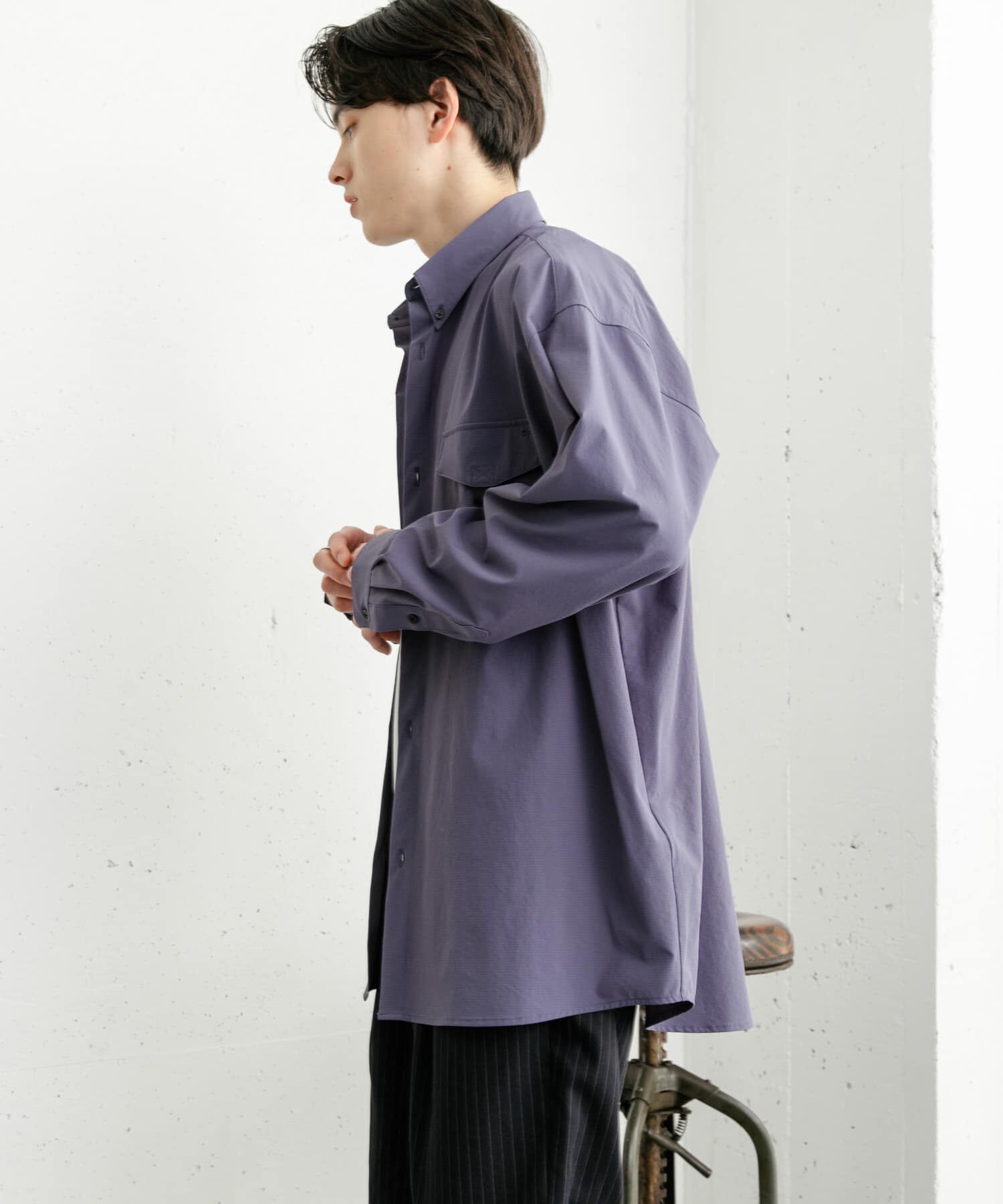 SENSE OF PLACE by URBAN RESEARCH「リップストップフィッシングシャツ」|シャツ・ブラウス|