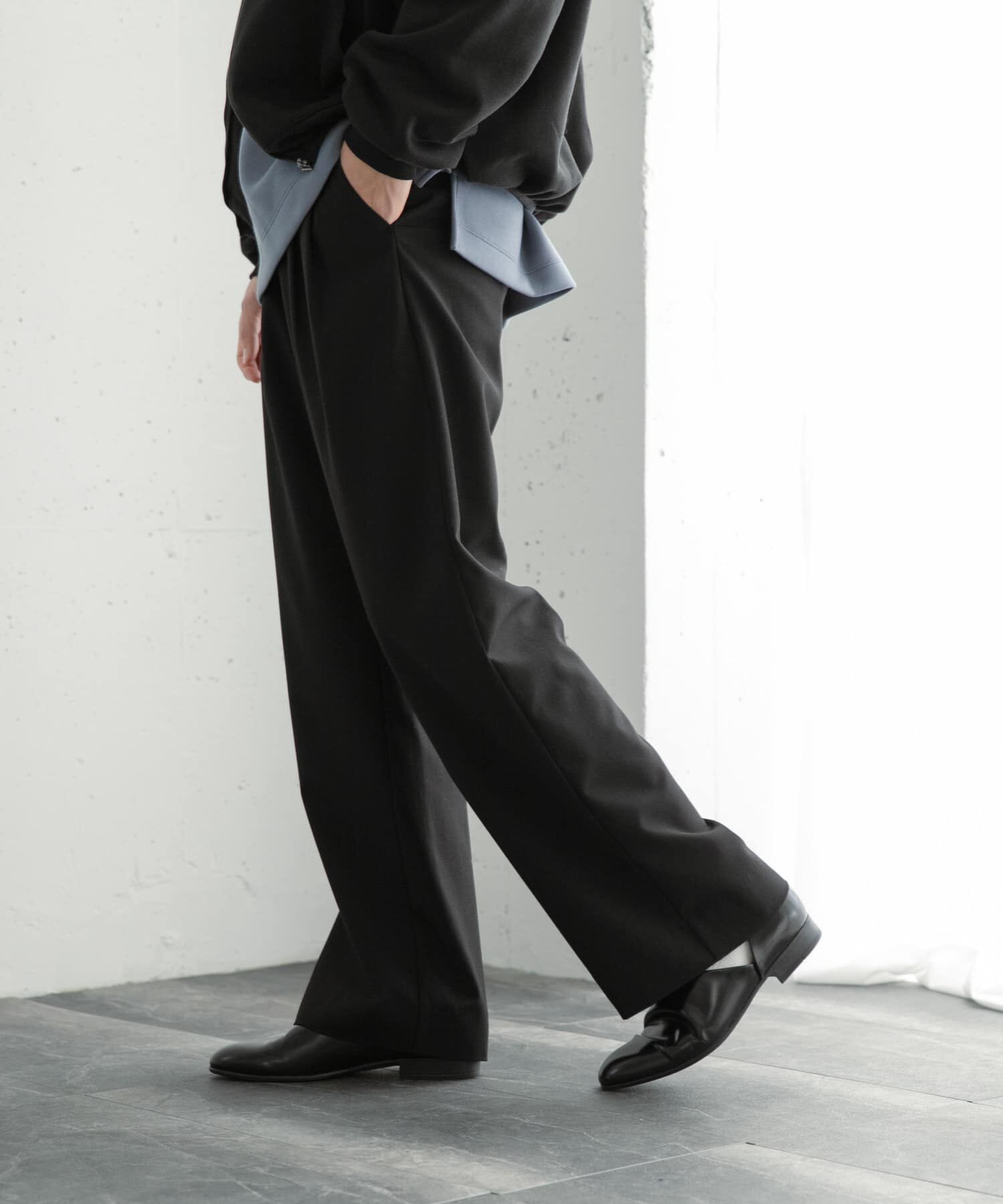 SENSE OF PLACE by URBAN RESEARCH「『イージーケア』ダブルタックワイドパンツ」|その他|