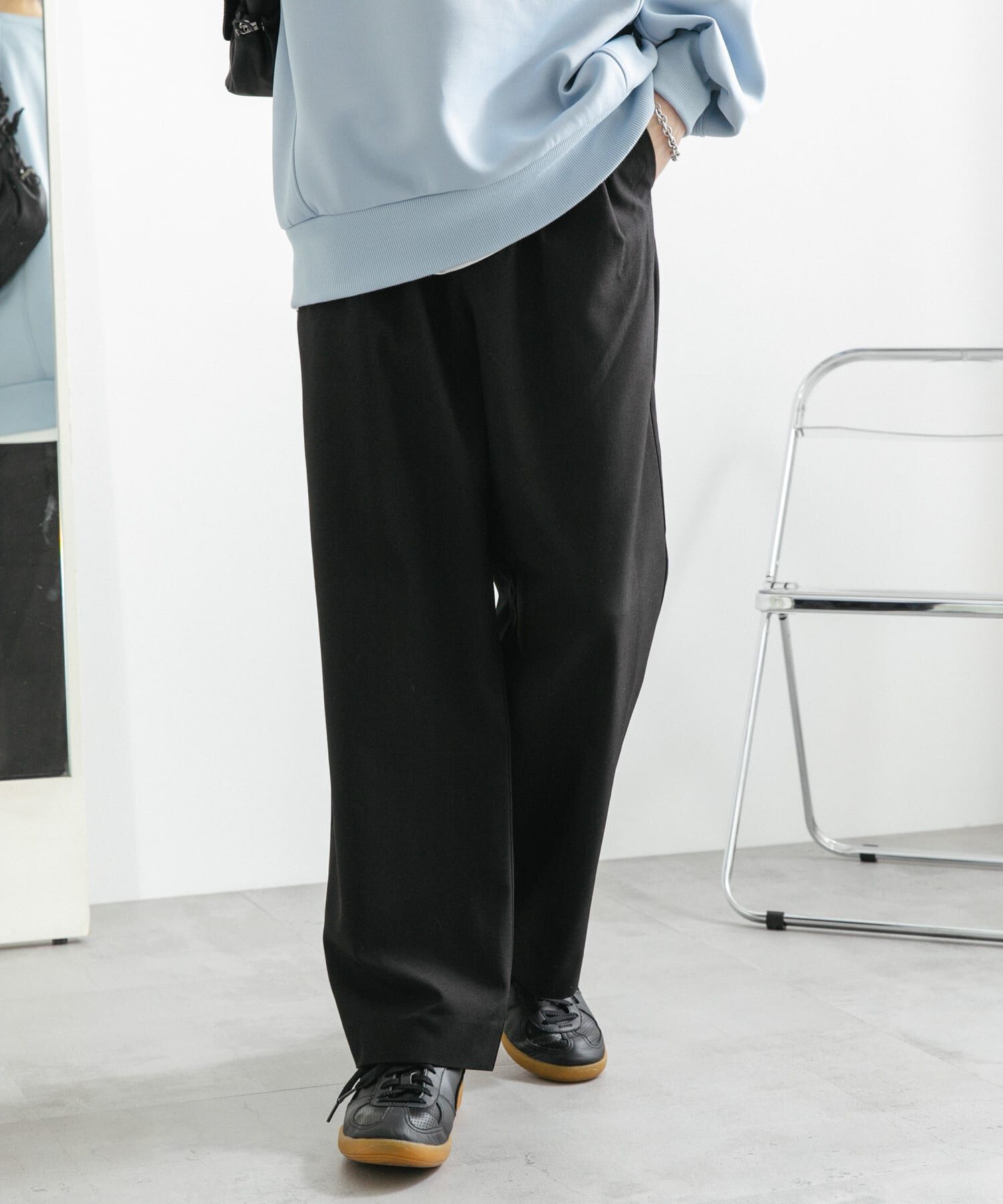 SENSE OF PLACE by URBAN RESEARCH「『イージーケア』ダブルタックワイドパンツ」|その他|