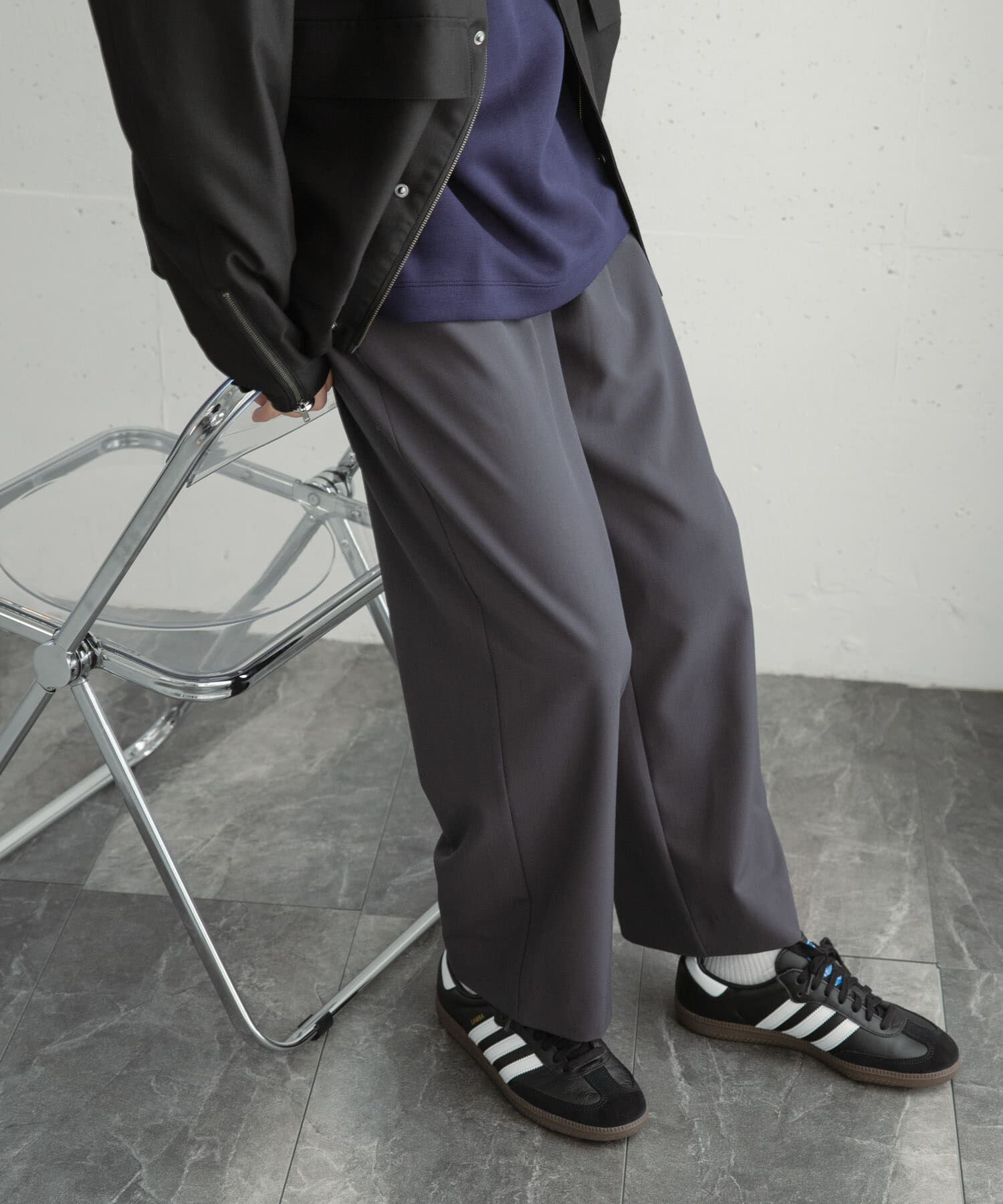 SENSE OF PLACE by URBAN RESEARCH「『イージーケア』ダブルタックワイドパンツ」|その他|