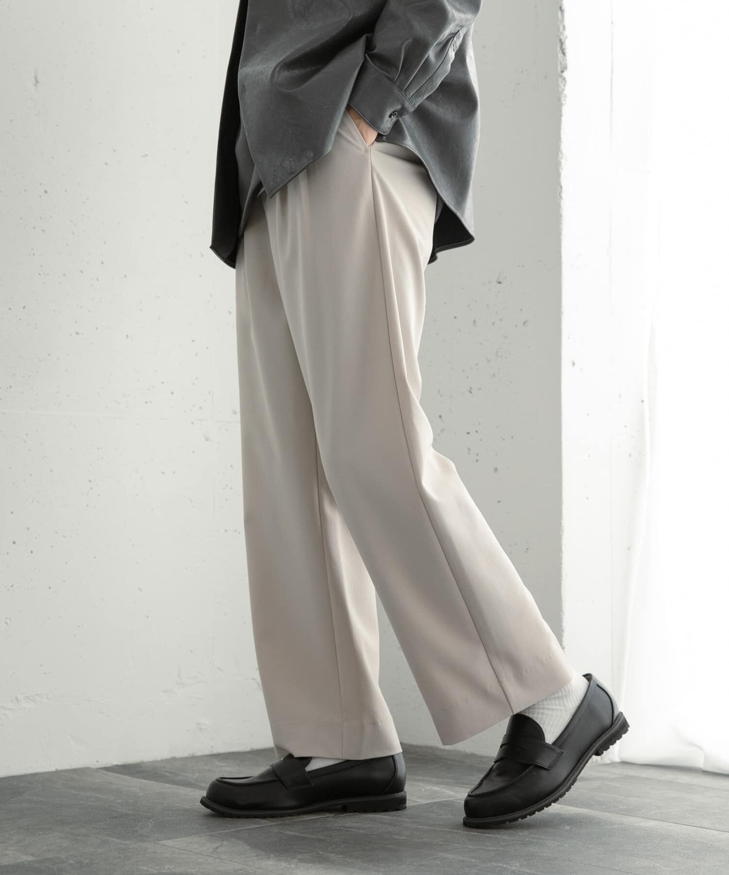 SENSE OF PLACE by URBAN RESEARCH「『イージーケア』ダブルタックワイドパンツ」|その他|