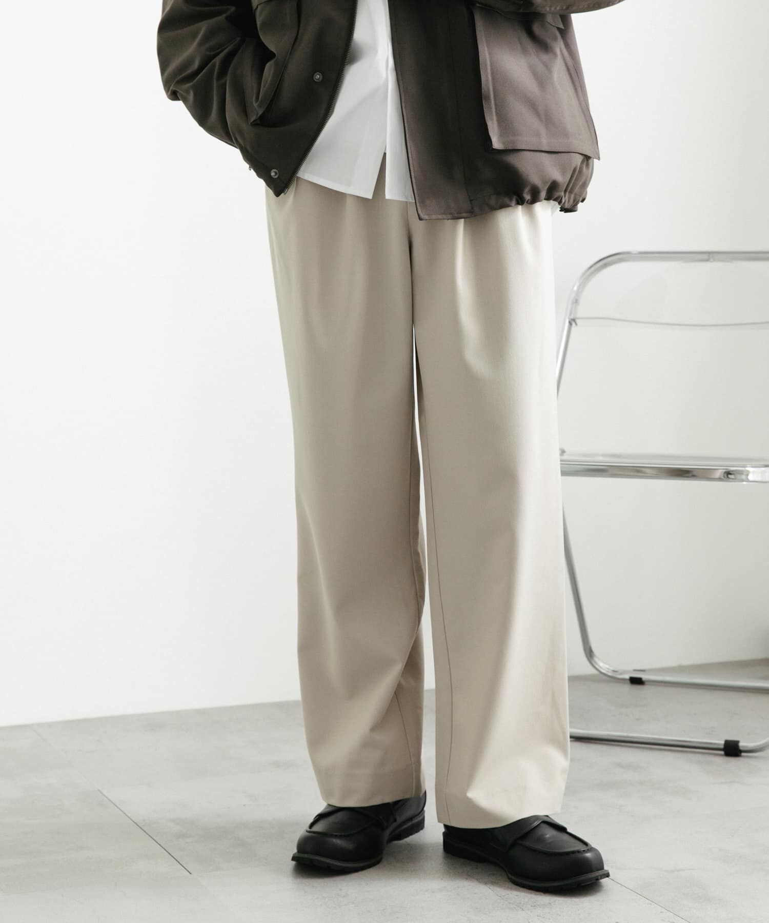 SENSE OF PLACE by URBAN RESEARCH「『イージーケア』ダブルタックワイドパンツ」|その他|