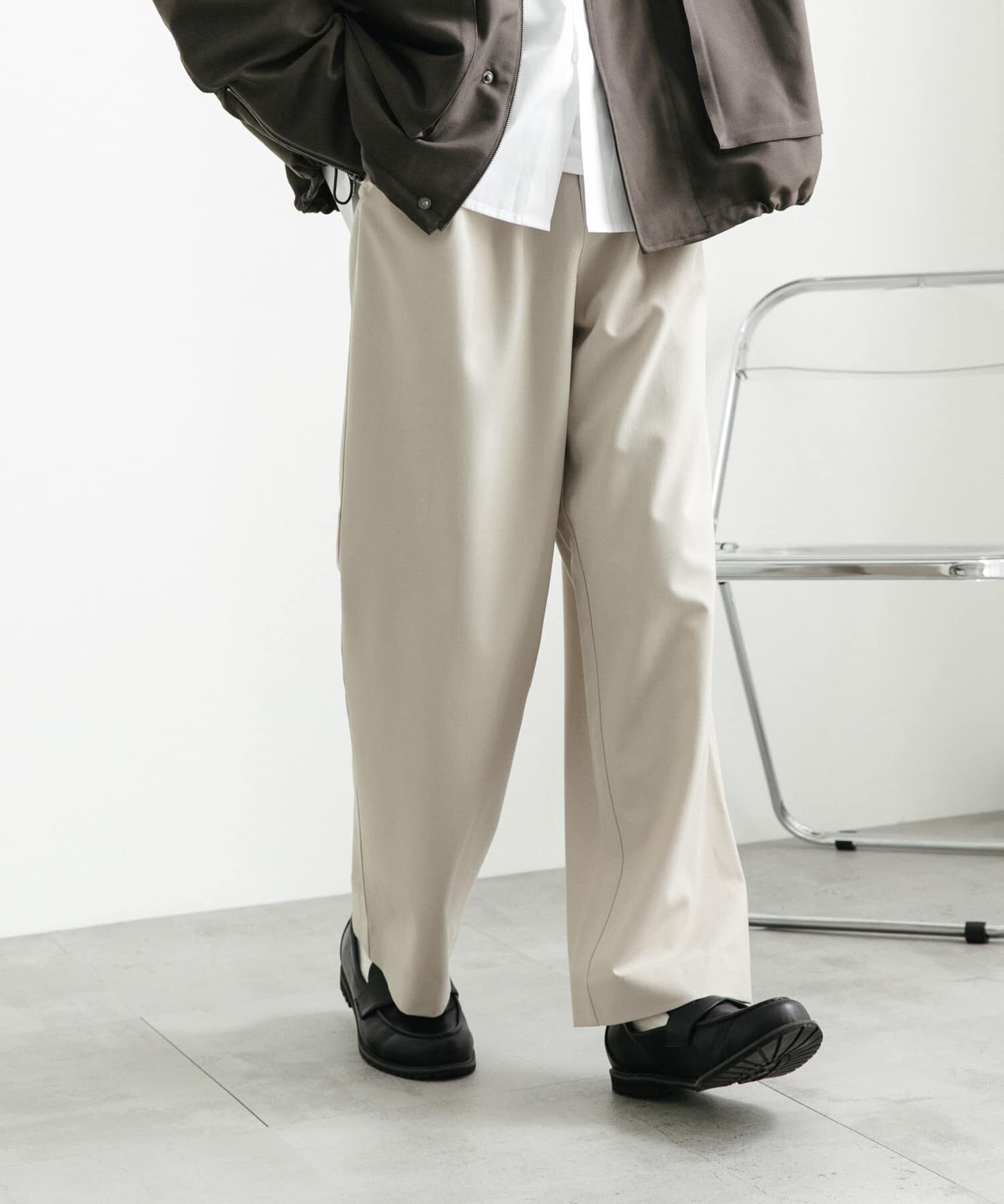 SENSE OF PLACE by URBAN RESEARCH「『イージーケア』ダブルタックワイドパンツ」|その他|