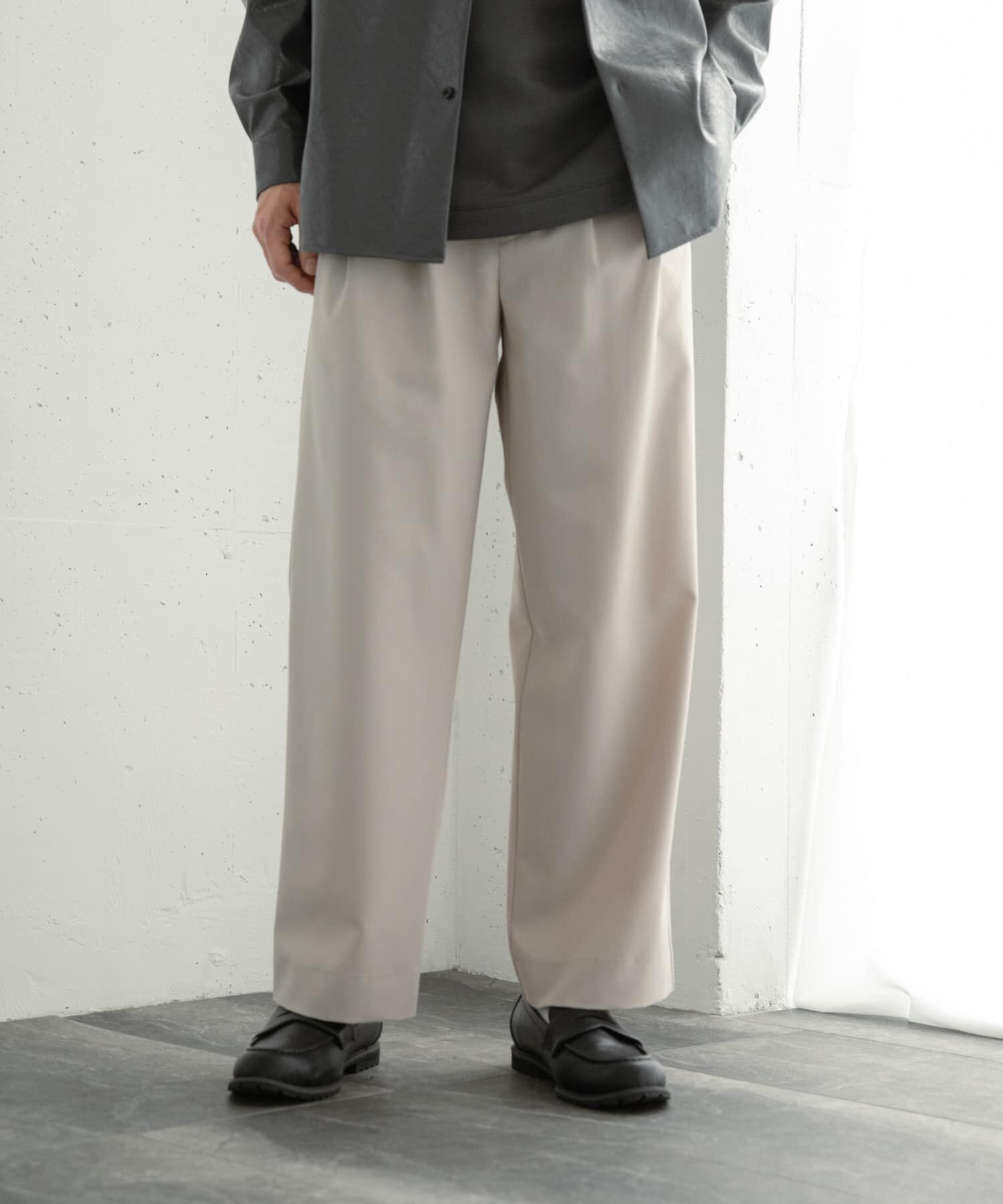 SENSE OF PLACE by URBAN RESEARCH「『イージーケア』ダブルタックワイドパンツ」|その他|