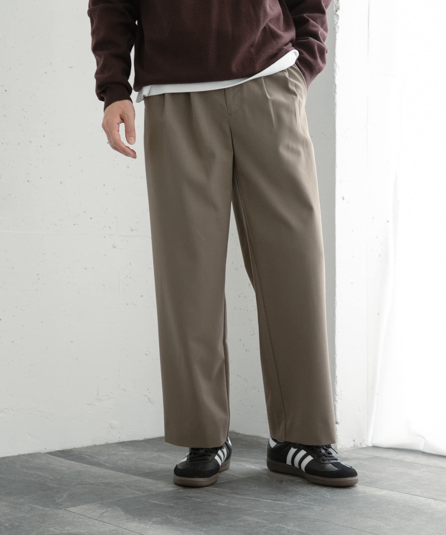 SENSE OF PLACE by URBAN RESEARCH「『イージーケア』ダブルタックワイドパンツ」|その他|