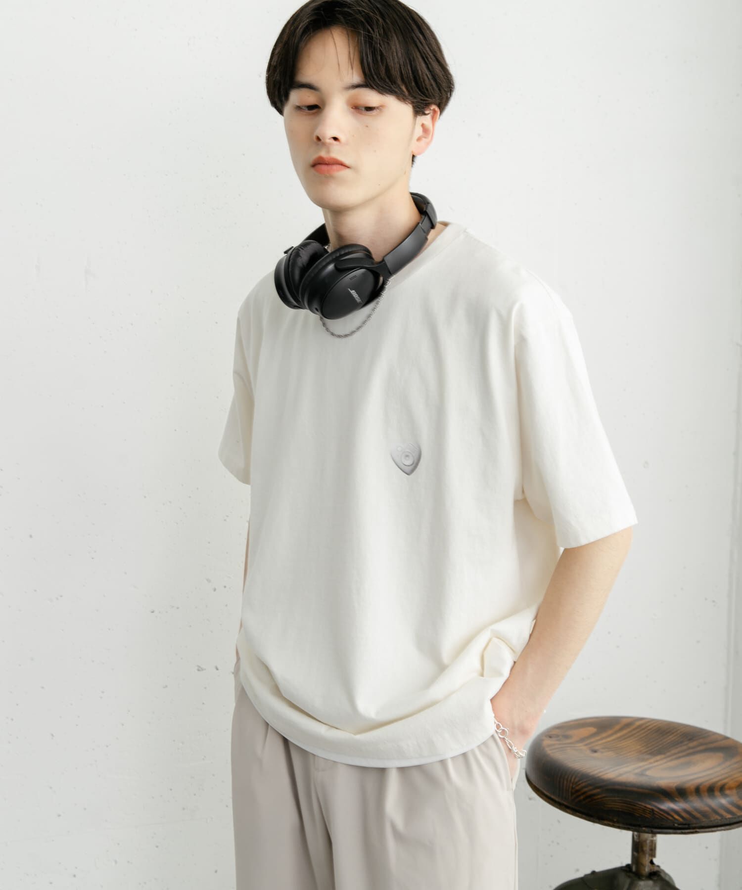 SENSE OF PLACE by URBAN RESEARCH「DEVICE ショートスリーブプリント Tシャツ B」|Tシャツ・カットソー|オフホワイト