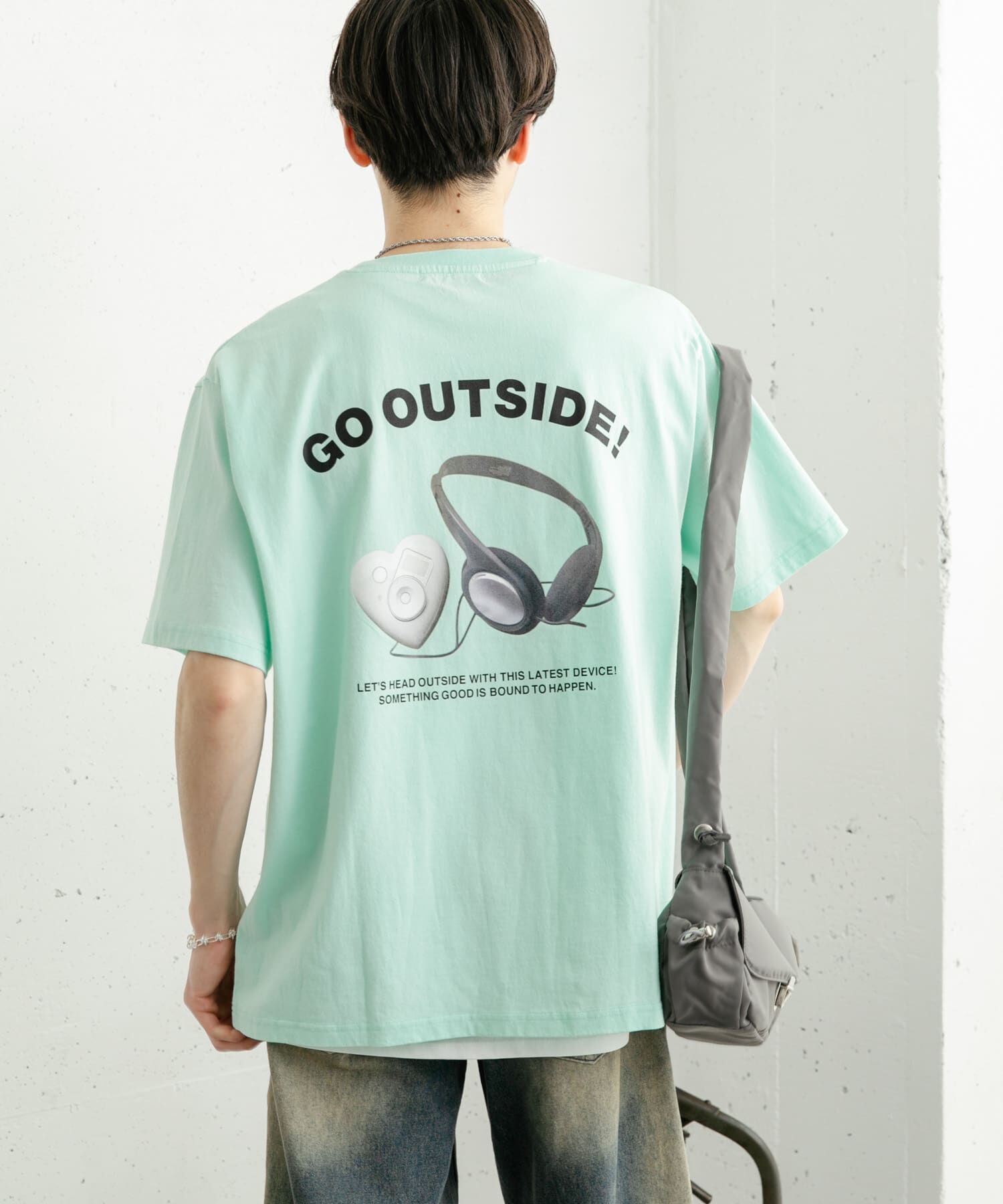 SENSE OF PLACE by URBAN RESEARCH「DEVICE ショートスリーブプリント Tシャツ B」|Tシャツ・カットソー|ミント