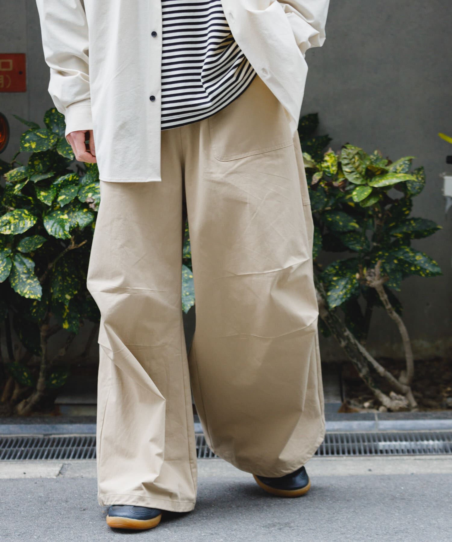 SENSE OF PLACE by URBAN RESEARCH「ベイカーワイドパンツ」|その他|ベージュ