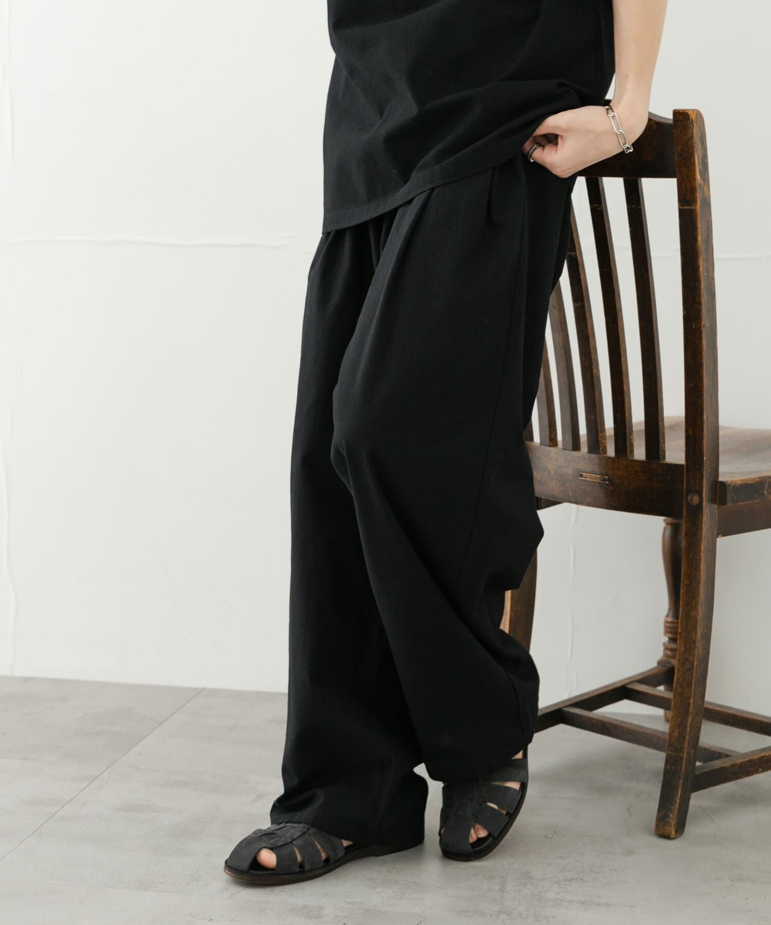 SENSE OF PLACE by URBAN RESEARCH「ドライタッチワイドパンツ」|その他|