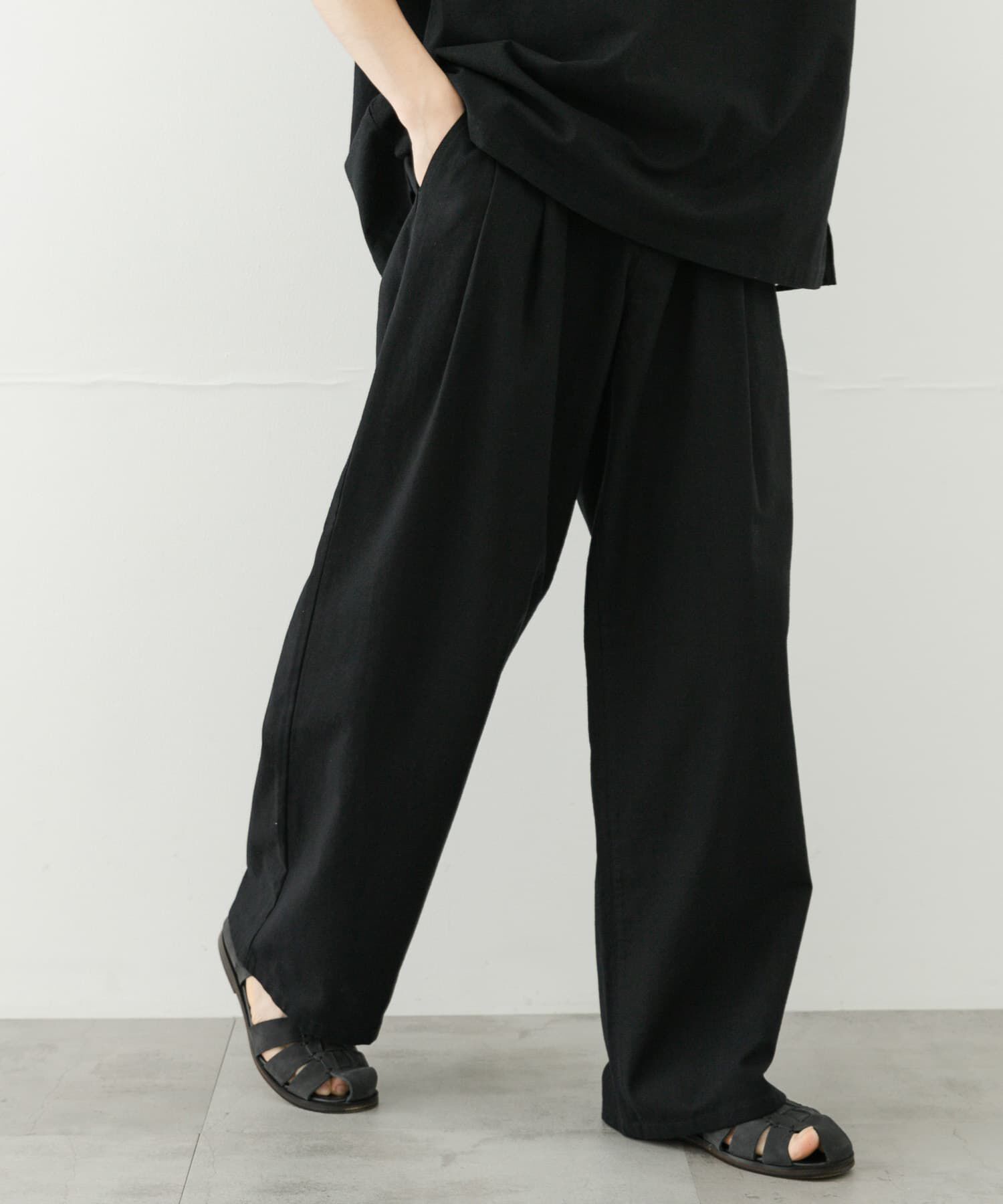 SENSE OF PLACE by URBAN RESEARCH「ドライタッチワイドパンツ」|その他|