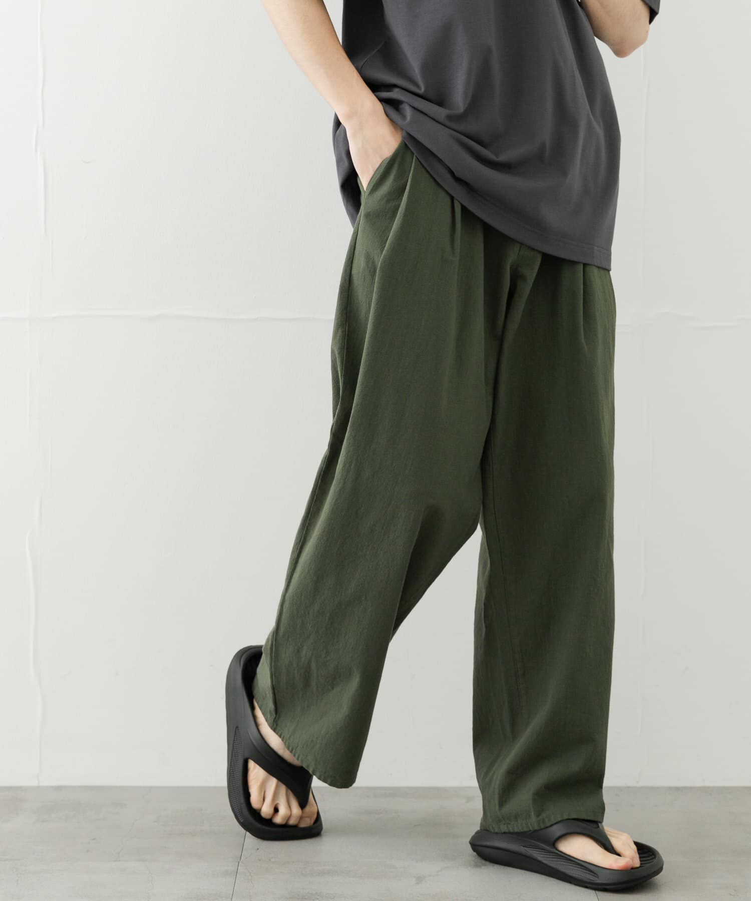 SENSE OF PLACE by URBAN RESEARCH「ドライタッチワイドパンツ」|その他|