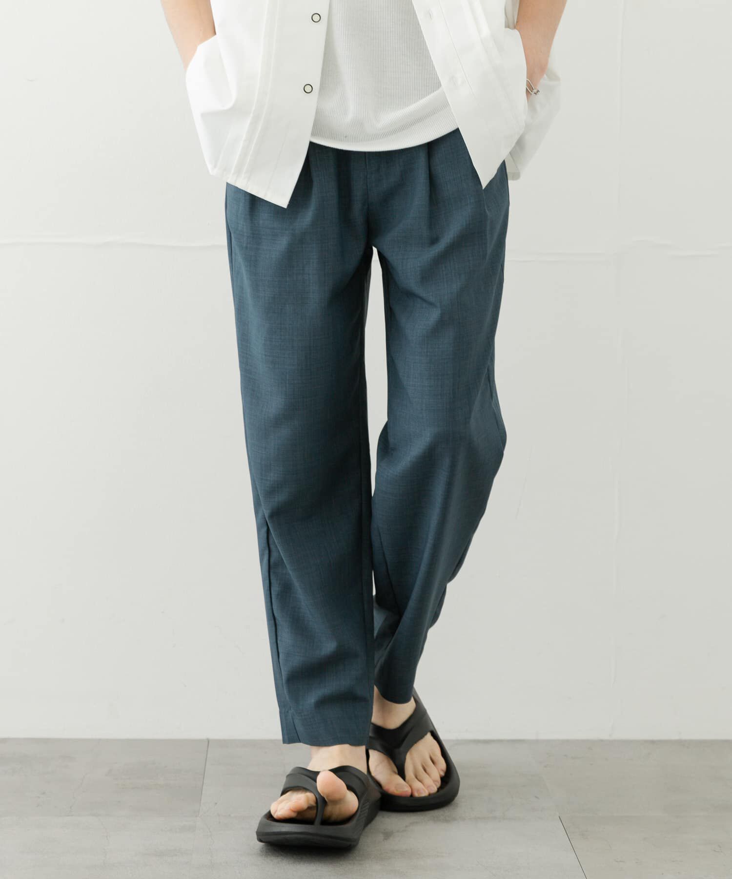 SENSE OF PLACE by URBAN RESEARCH「『セットアップ対応』『速乾』クイックドライタックテーパードパンツII」|その他|ブルー