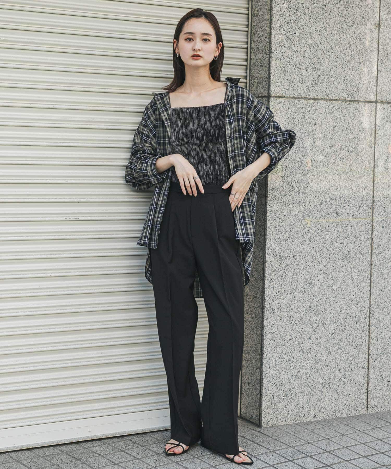 SENSE OF PLACE by URBAN RESEARCH「センタープレスストレートパンツ」|その他|