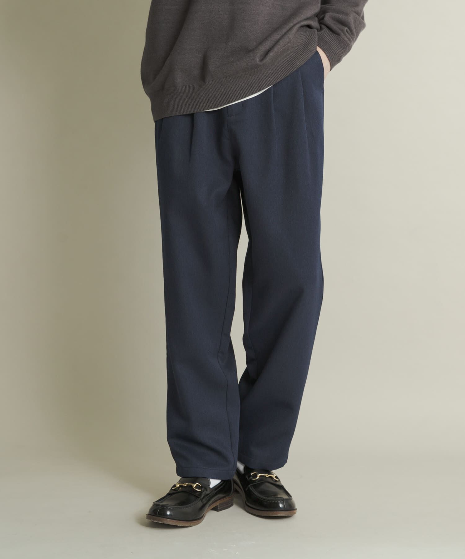 SENSE OF PLACE by URBAN RESEARCH「ウールライクダブルタックテーパードパンツ」|その他|