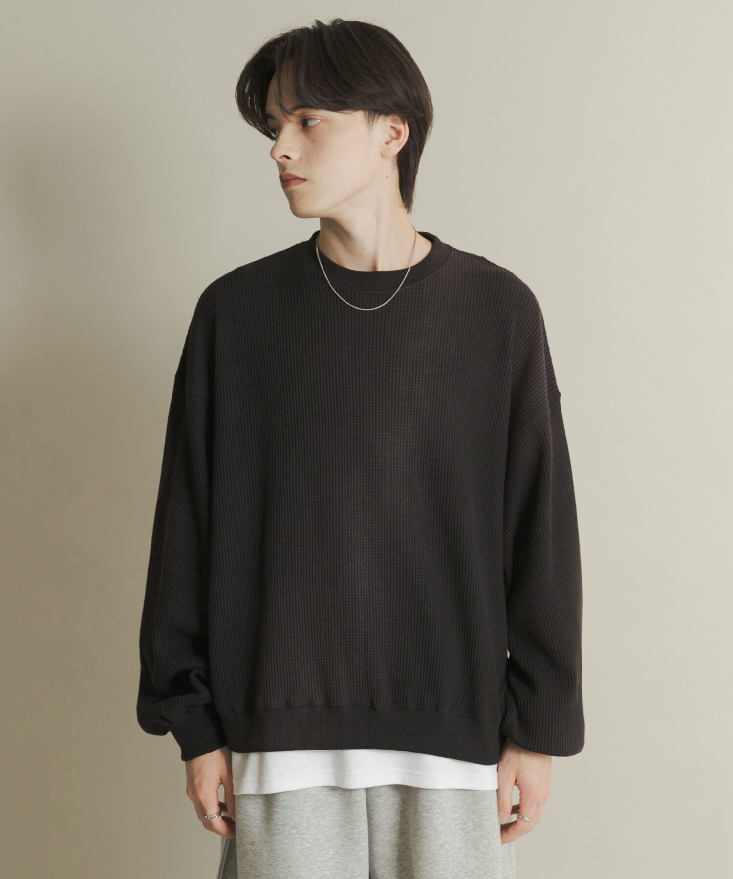 SENSE OF PLACE by URBAN RESEARCH「フェードワッフルバルーンスウェット」|スウェット・ジャージ|