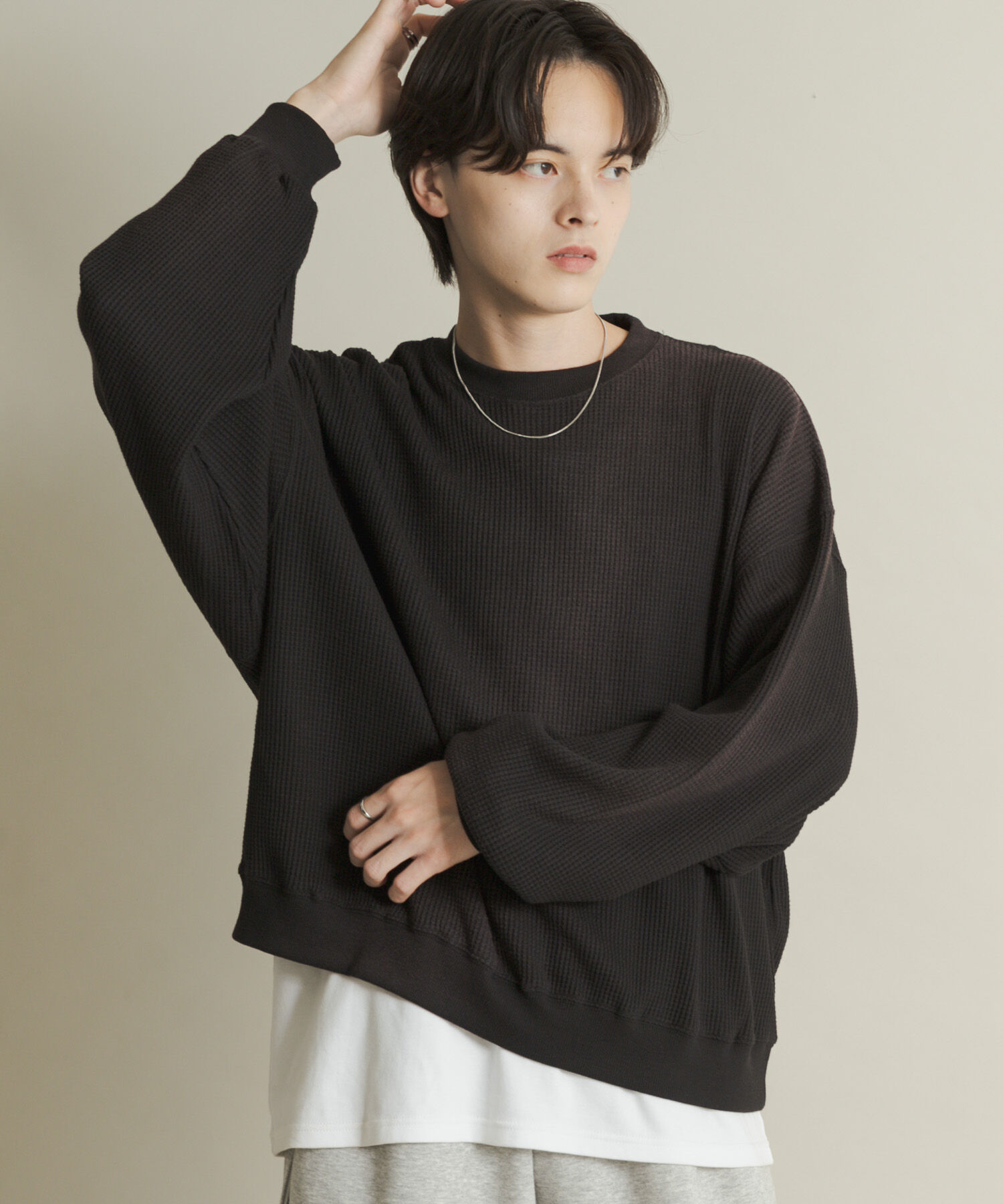 SENSE OF PLACE by URBAN RESEARCH「フェードワッフルバルーンスウェット」|スウェット・ジャージ|