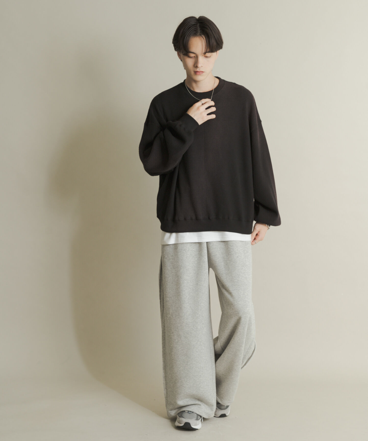 SENSE OF PLACE by URBAN RESEARCH「フェードワッフルバルーンスウェット」|スウェット・ジャージ|