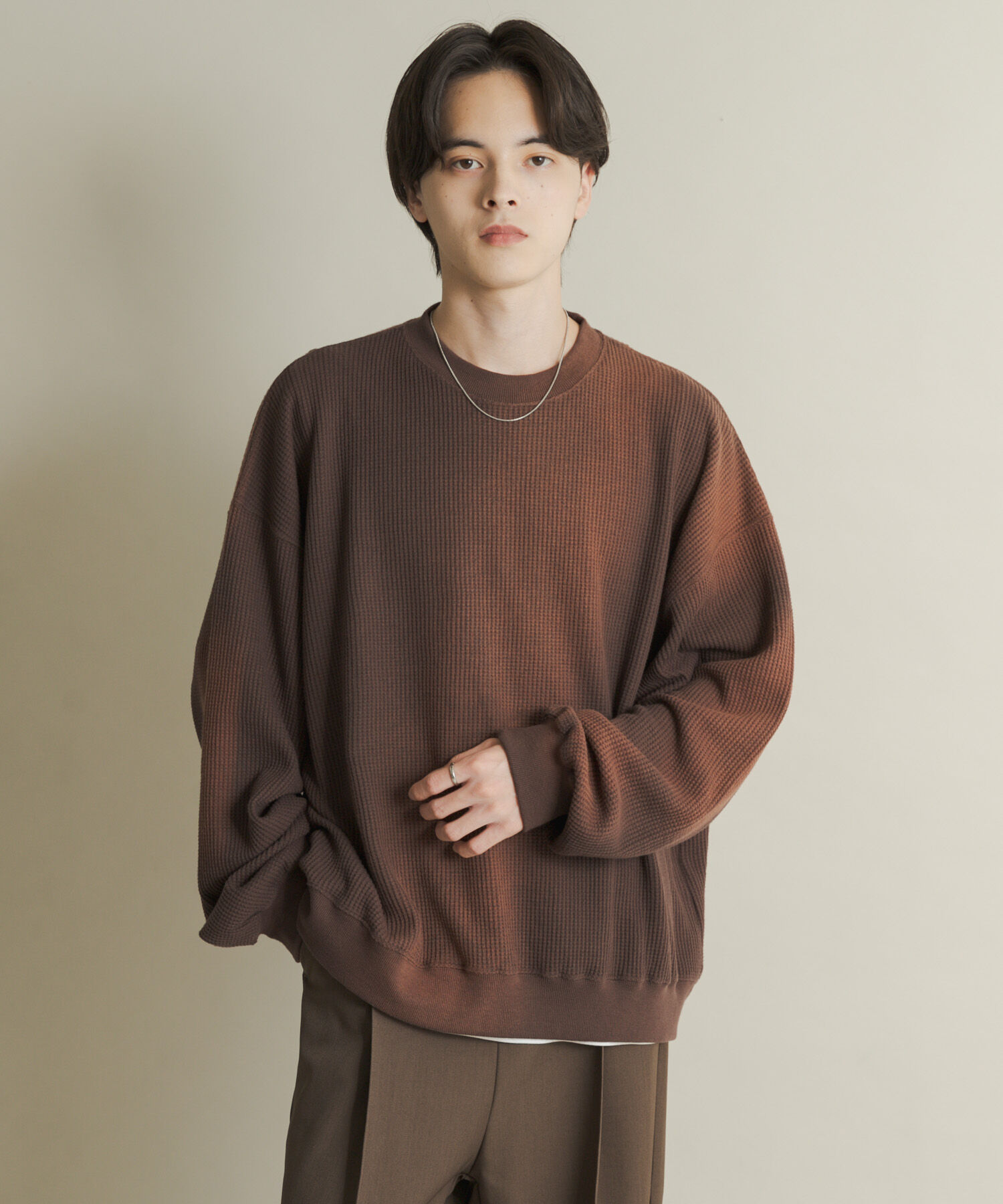 SENSE OF PLACE by URBAN RESEARCH「フェードワッフルバルーンスウェット」|スウェット・ジャージ|