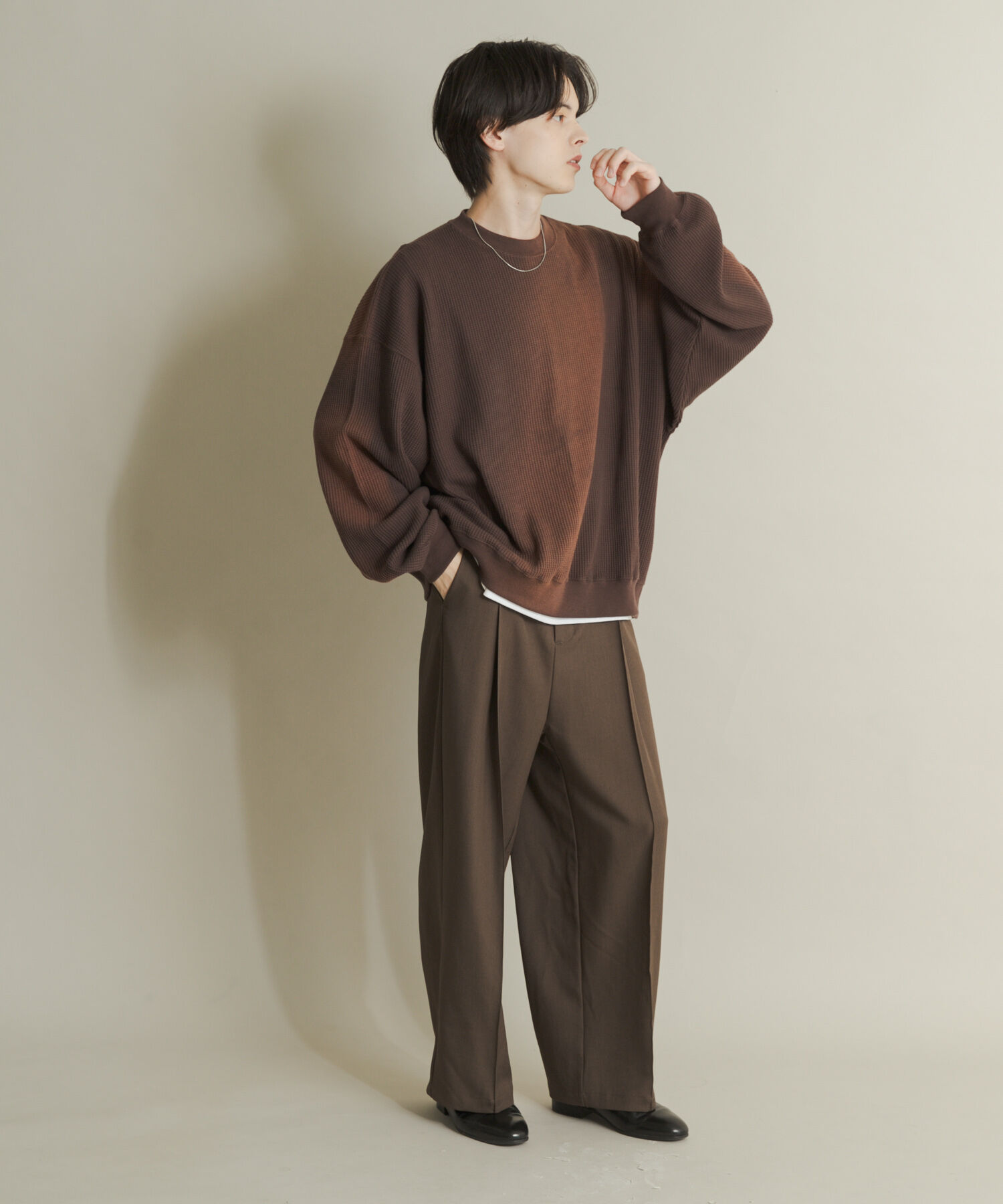 SENSE OF PLACE by URBAN RESEARCH「フェードワッフルバルーンスウェット」|スウェット・ジャージ|