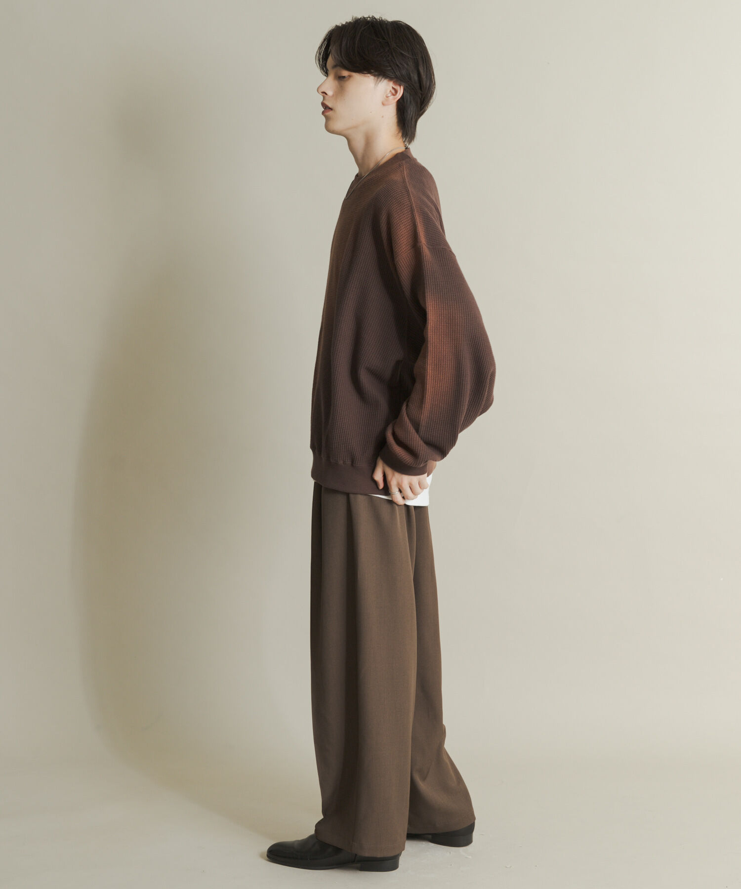 SENSE OF PLACE by URBAN RESEARCH「フェードワッフルバルーンスウェット」|スウェット・ジャージ|