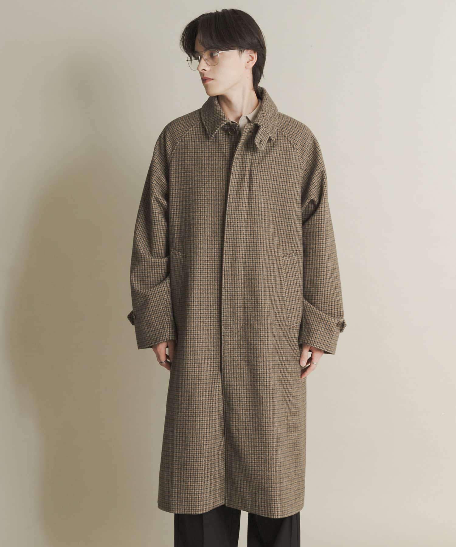 SENSE OF PLACE by URBAN RESEARCH「『ユニセックス』バルマカーンルーズコート」|ノーカラーコート|