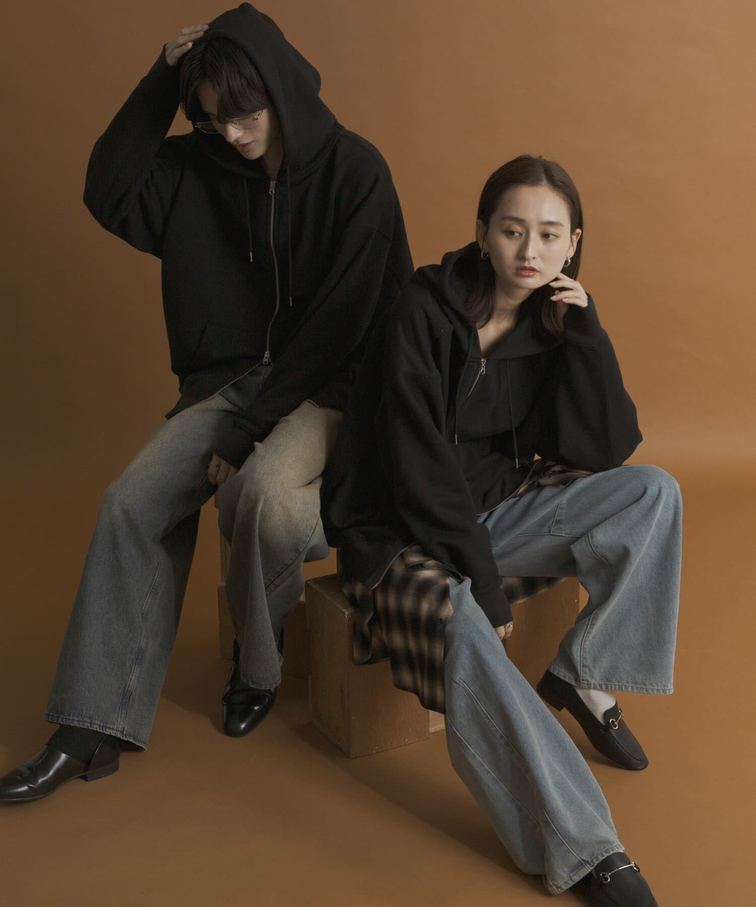 SENSE OF PLACE by URBAN RESEARCH「『ユニセックス』Wジップパーカー」|パーカー|