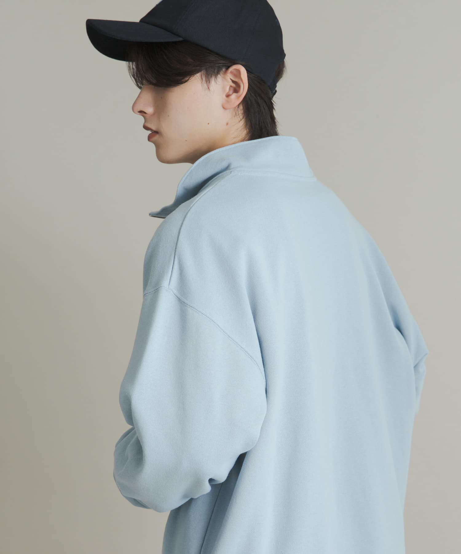 SENSE OF PLACE by URBAN RESEARCH「『一部WEB限定カラー』ハーフジップロングスリーブスウェット」|スウェット・ジャージ|