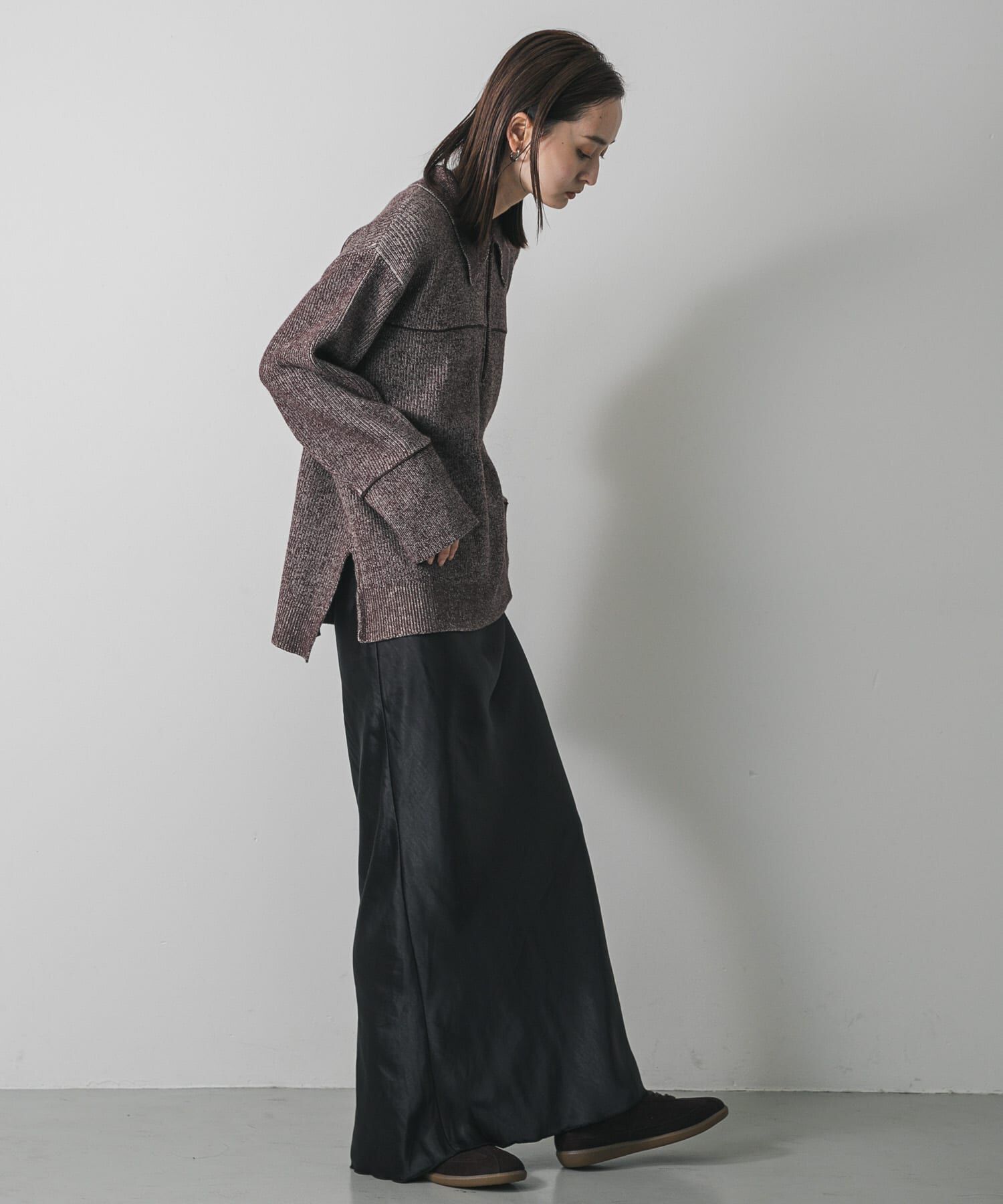 SENSE OF PLACE by URBAN RESEARCH「ルーズフカVネックセーター」|ニット・セーター|