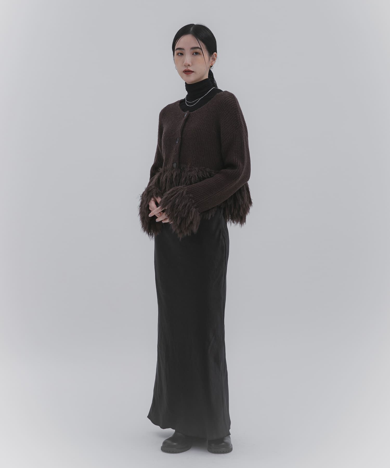 SENSE OF PLACE by URBAN RESEARCH「フェザーフリンジセーター」|ニット・セーター|